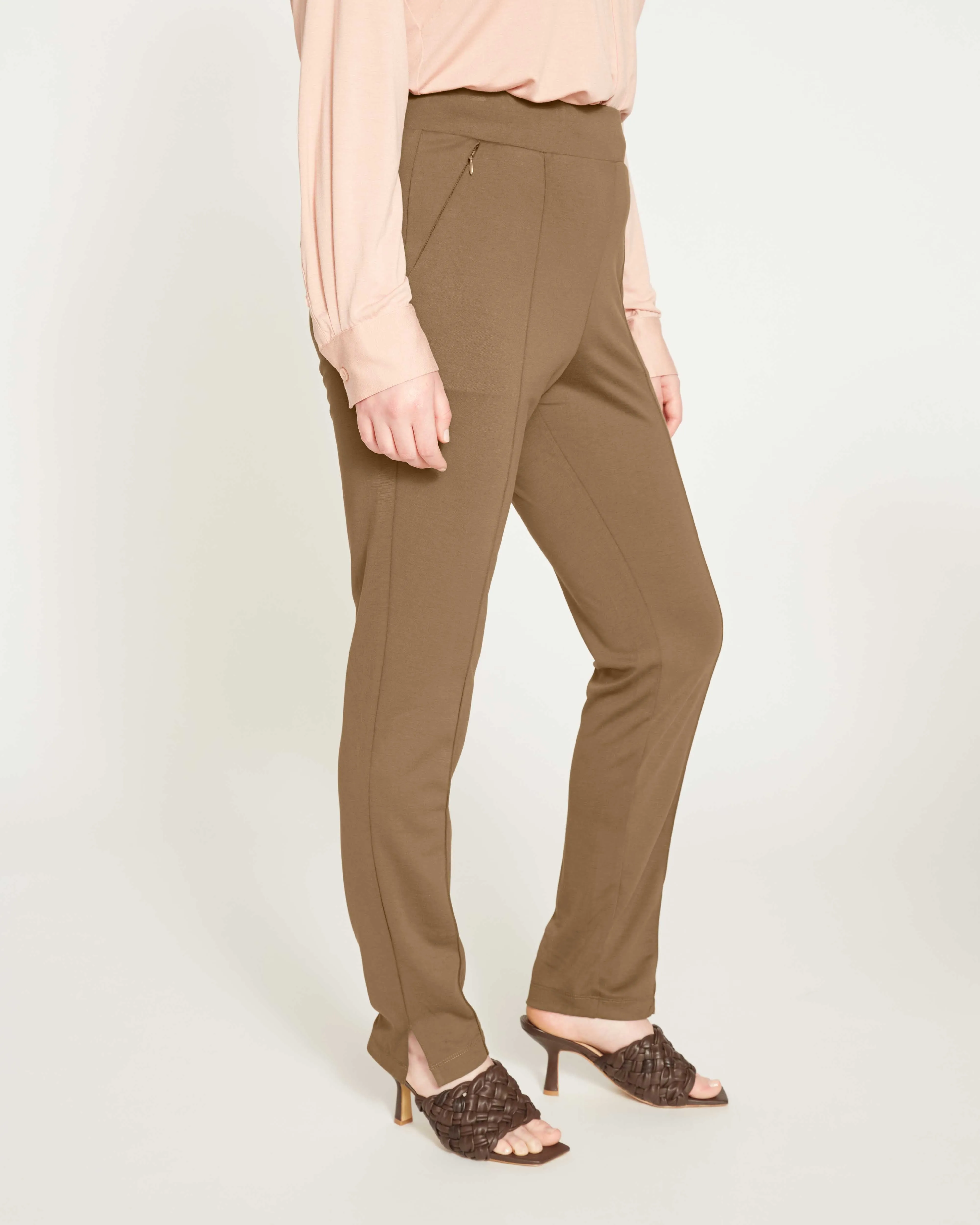 Skinny Pintuck Ponte Pants 32 Inch - Crocodile sold by Universal Standard product image thumbnail 4