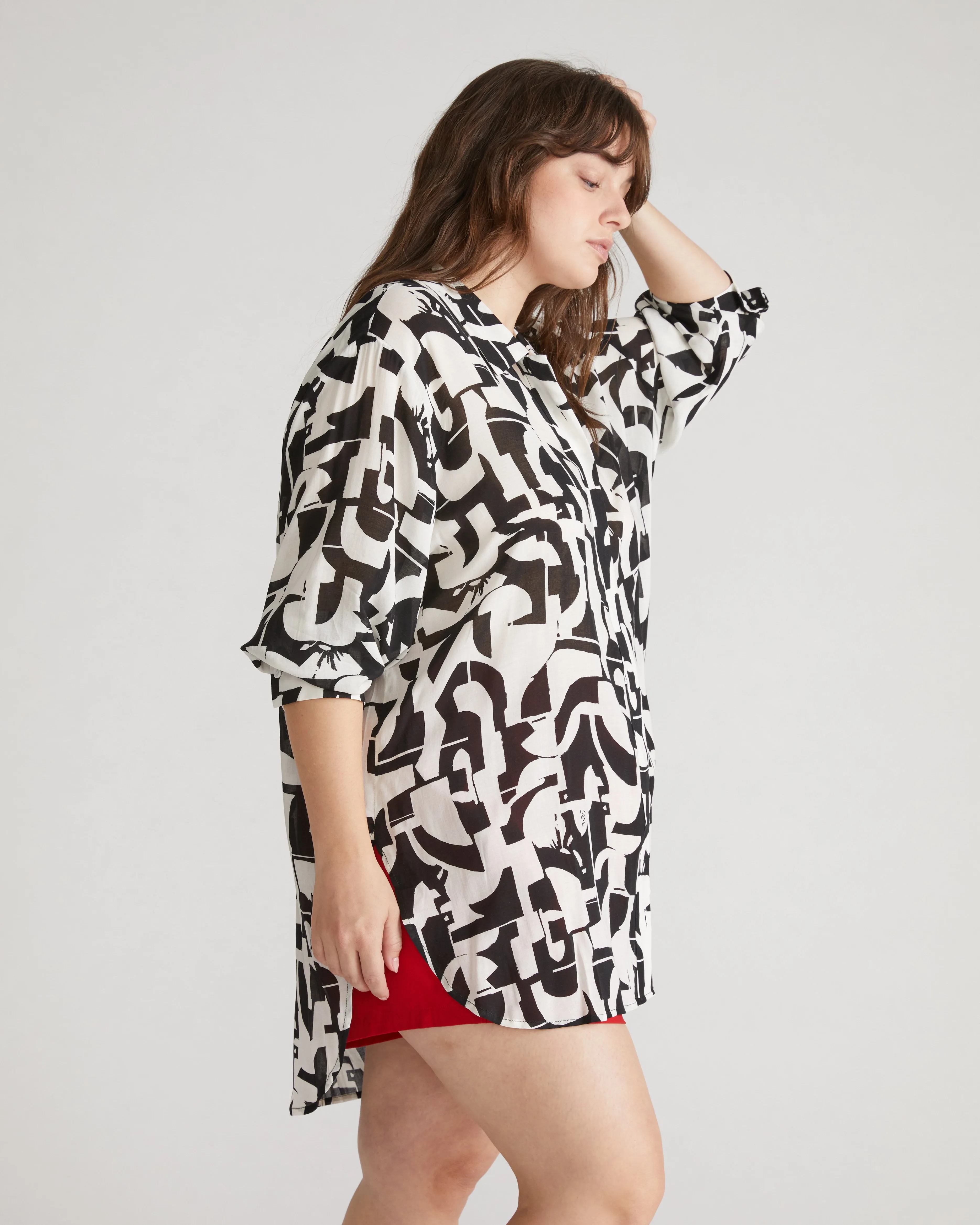 Toni Hi Low Tunic - Wynwood Art Print sold by Universal Standard product image thumbnail 2