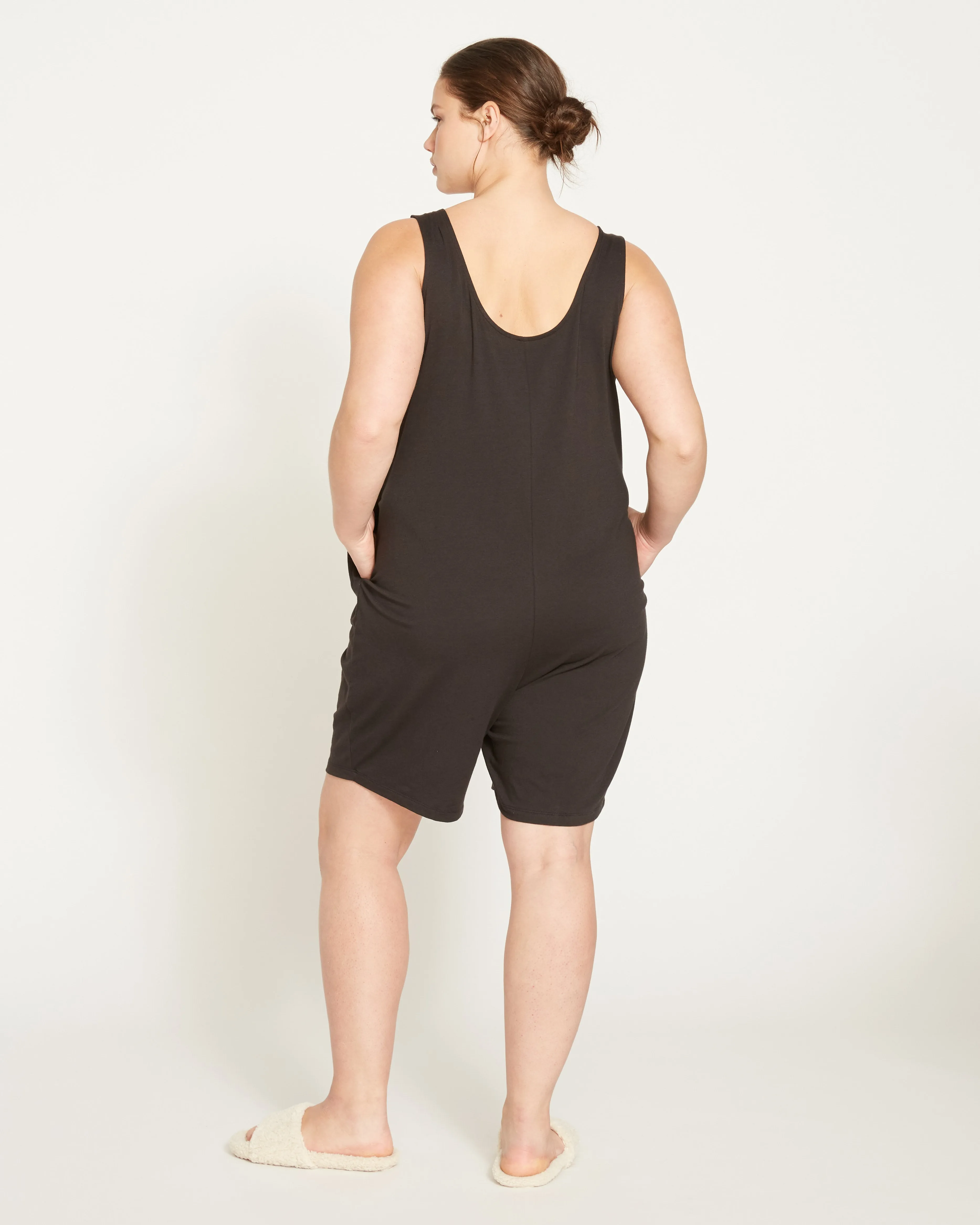 Jersey Leisure Romper - Black sold by Universal Standard product image thumbnail 4