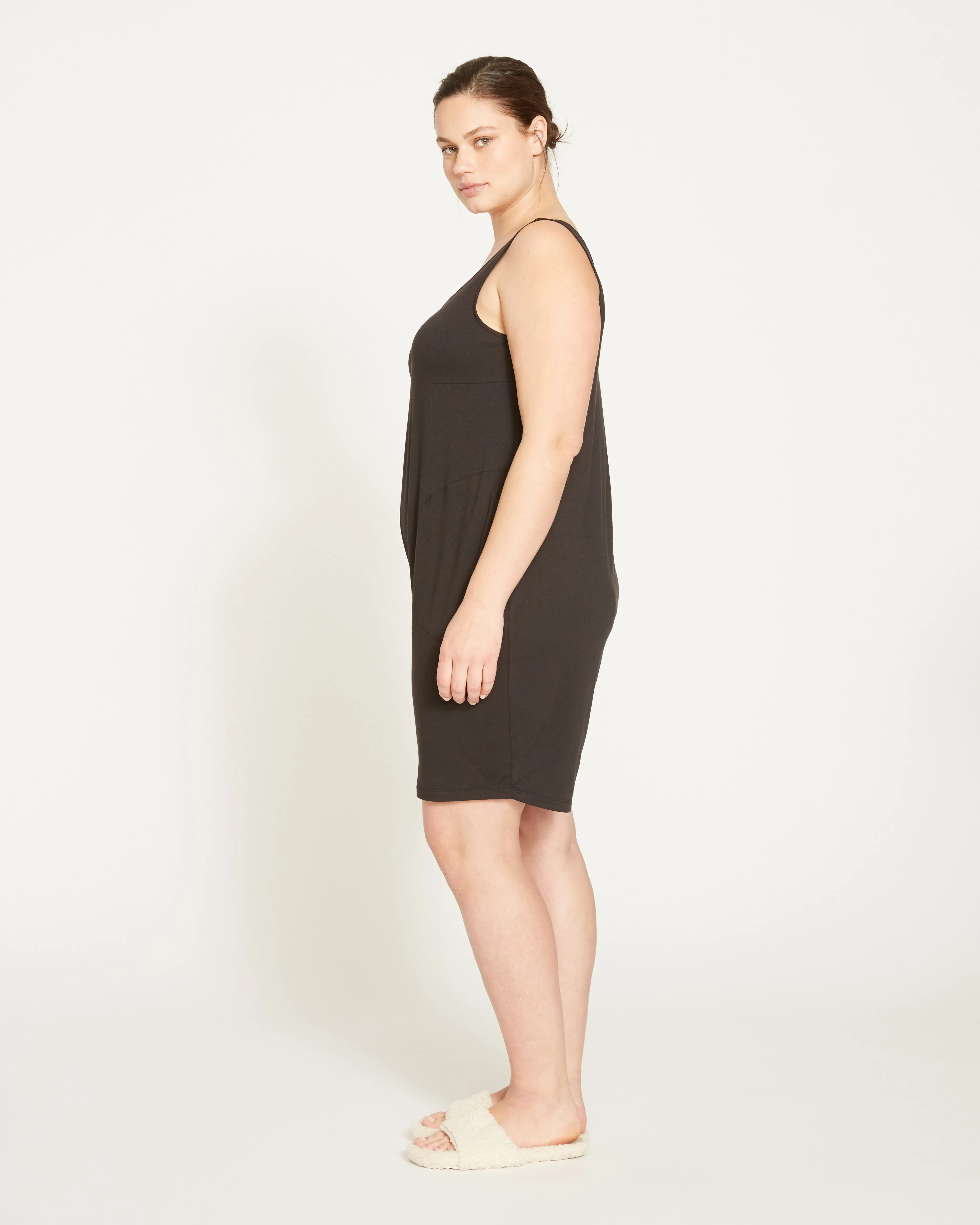 Jersey Leisure Romper - Black sold by Universal Standard product image thumbnail 3
