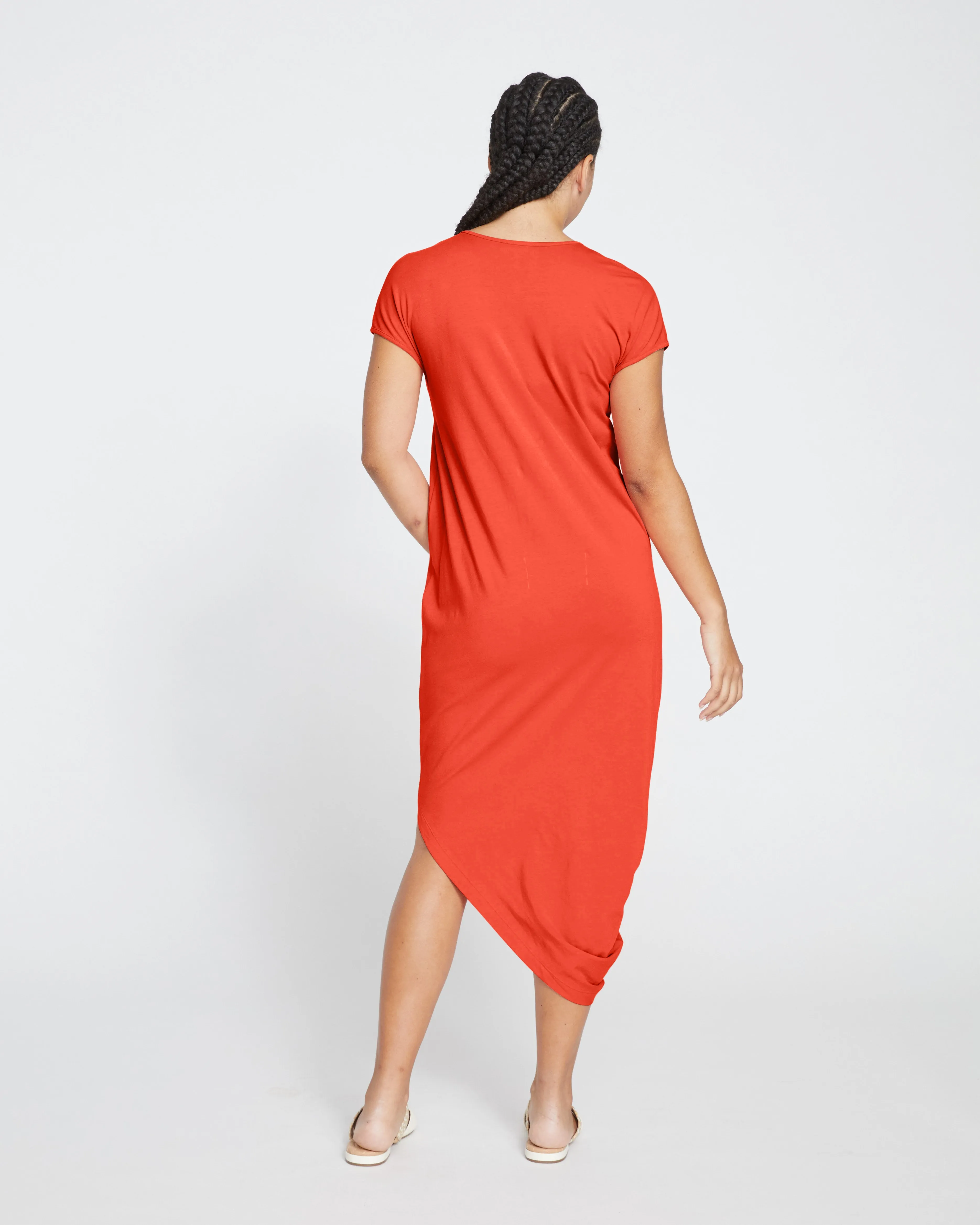 Iconic Geneva V-Neck Dress - Sanguinello sold by Universal Standard product image thumbnail 4