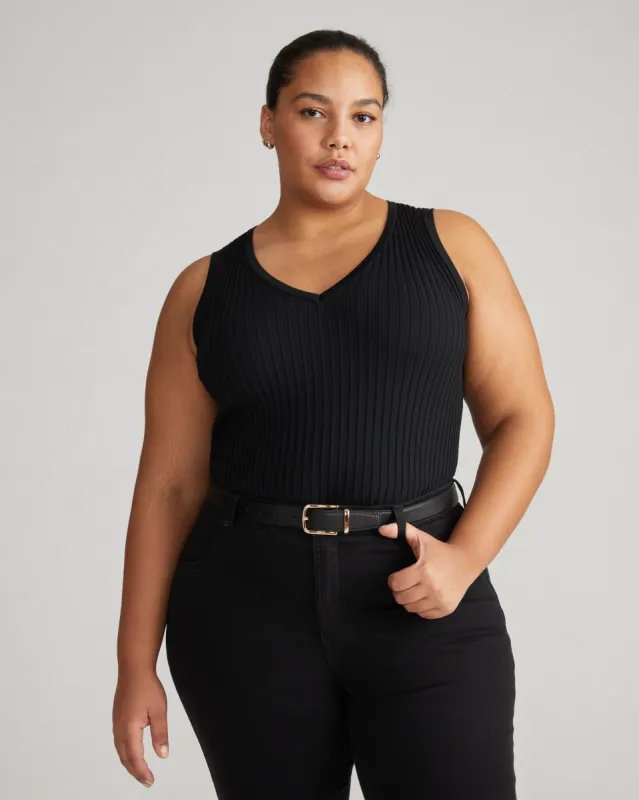Lee Sleeveless Sweater - Black sold by Universal Standard