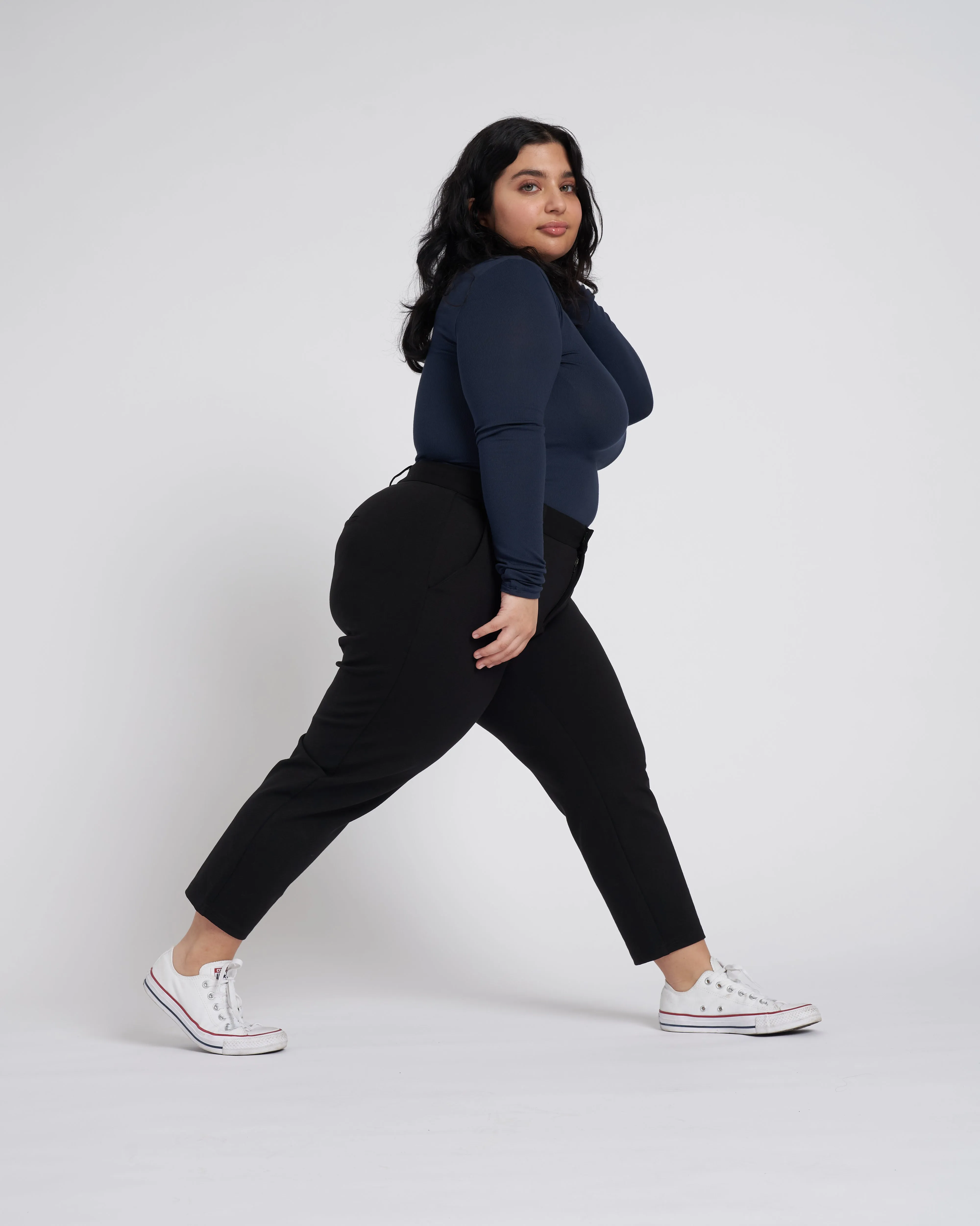 Petite Cigarette Pants - Black sold by Universal Standard product image thumbnail 2