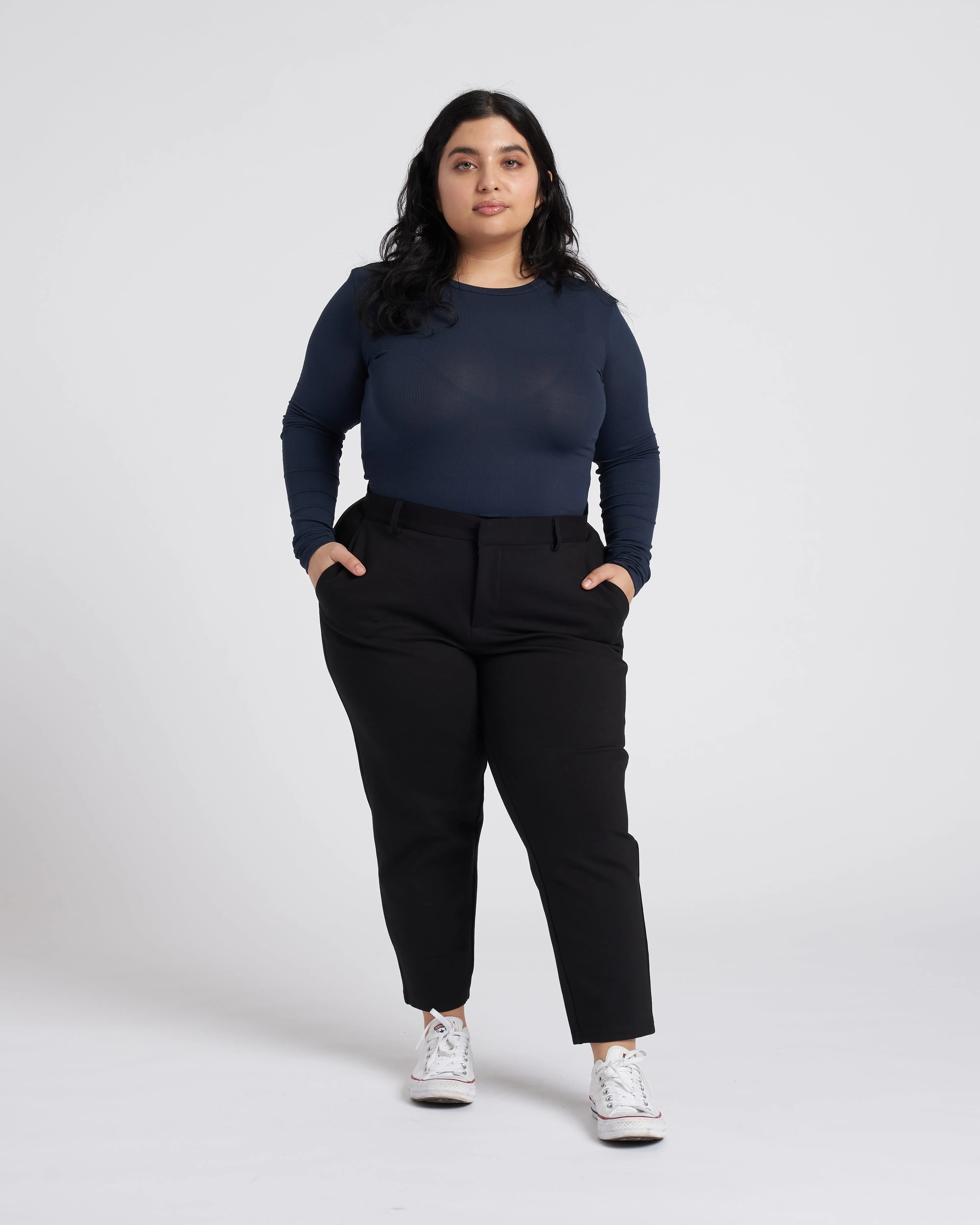 Petite Cigarette Pants - Black sold by Universal Standard