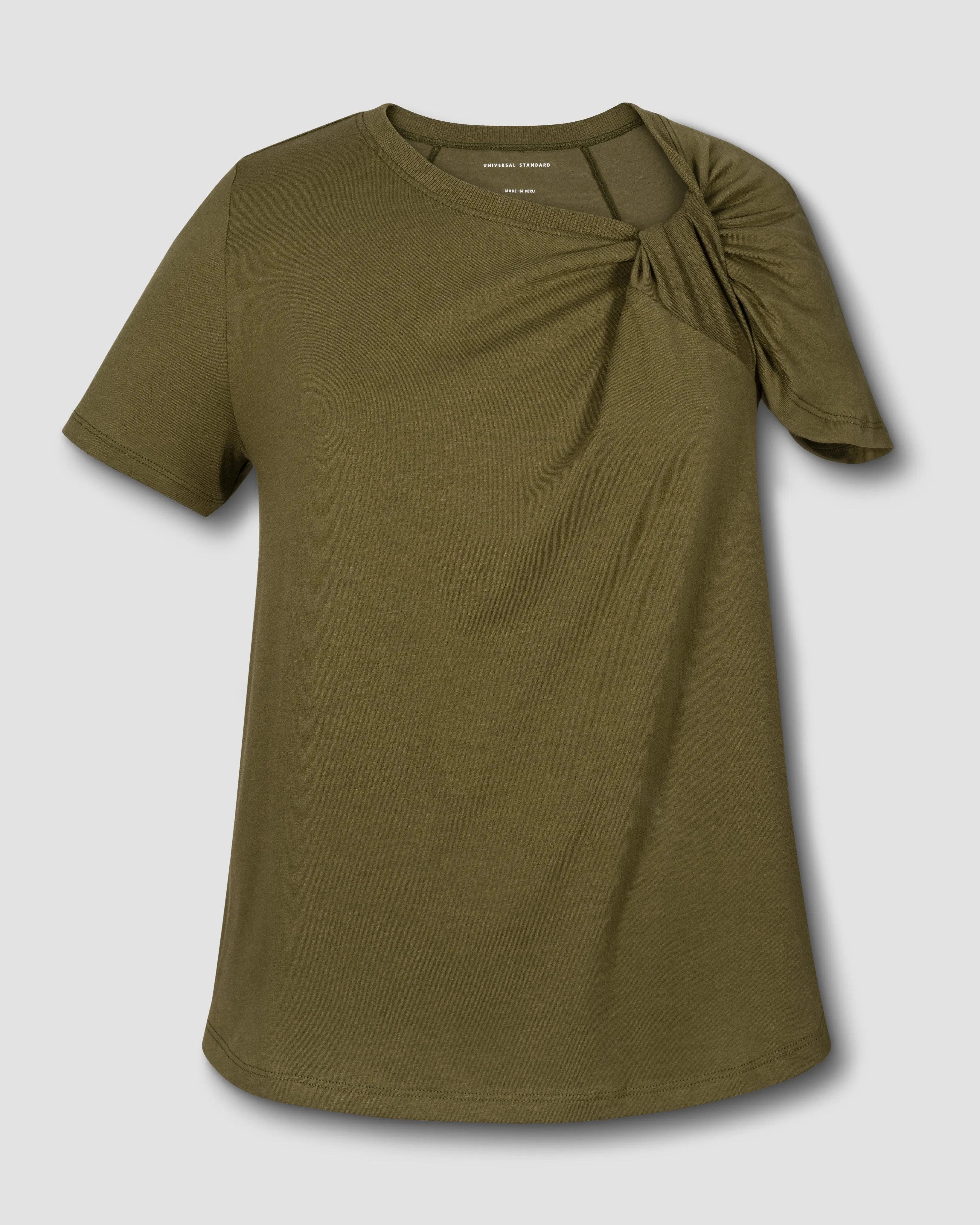 Rosa Twist Tee - Olive sold by Universal Standard product image thumbnail 2
