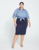 Danube Jersey Skirt - Midnight sold by Universal Standard