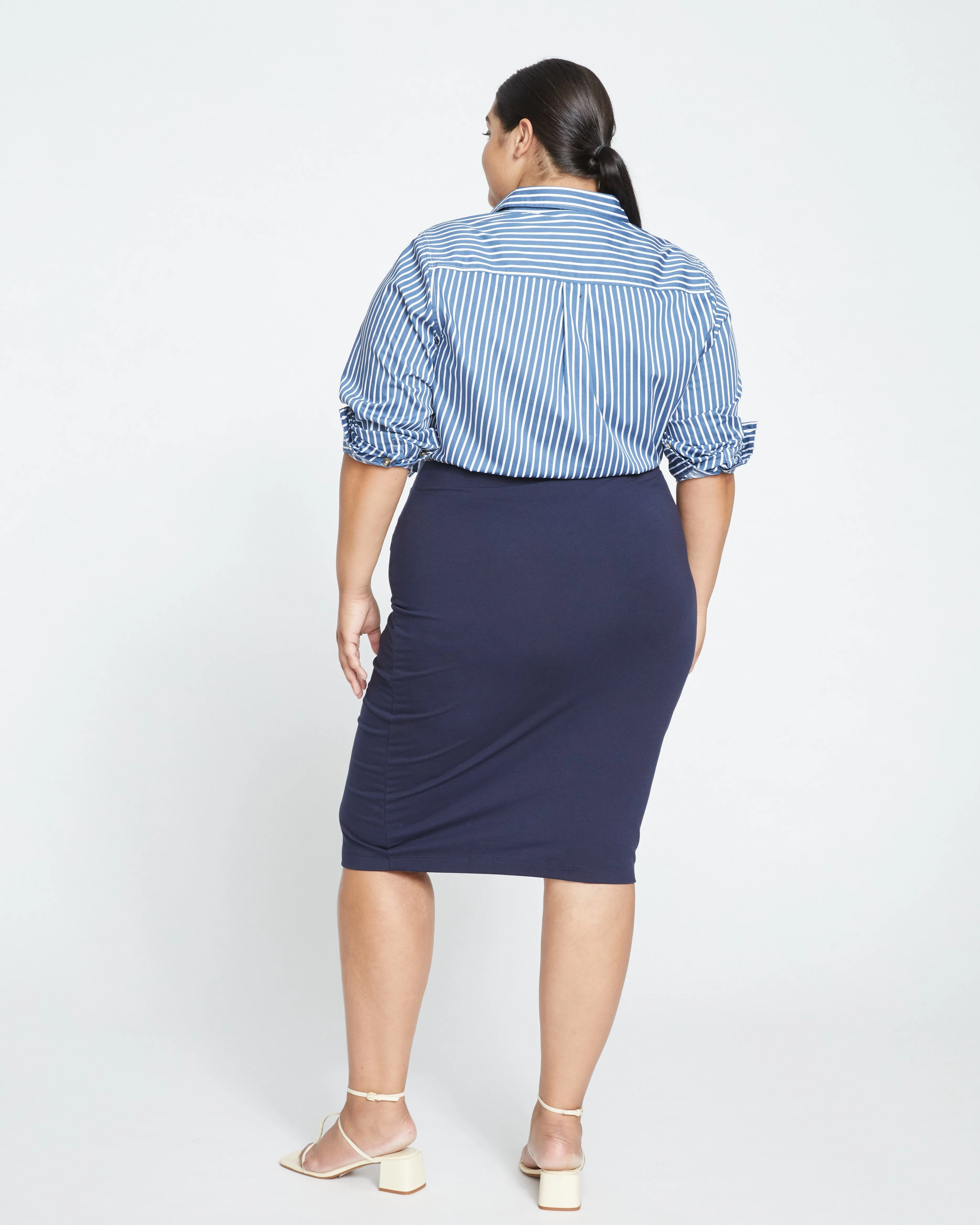 Danube Jersey Skirt - Midnight sold by Universal Standard product image thumbnail 4