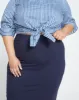 Danube Jersey Skirt - Midnight sold by Universal Standard