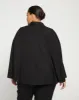 Leon Double Luxe Cape Blazer - Black sold by Universal Standard