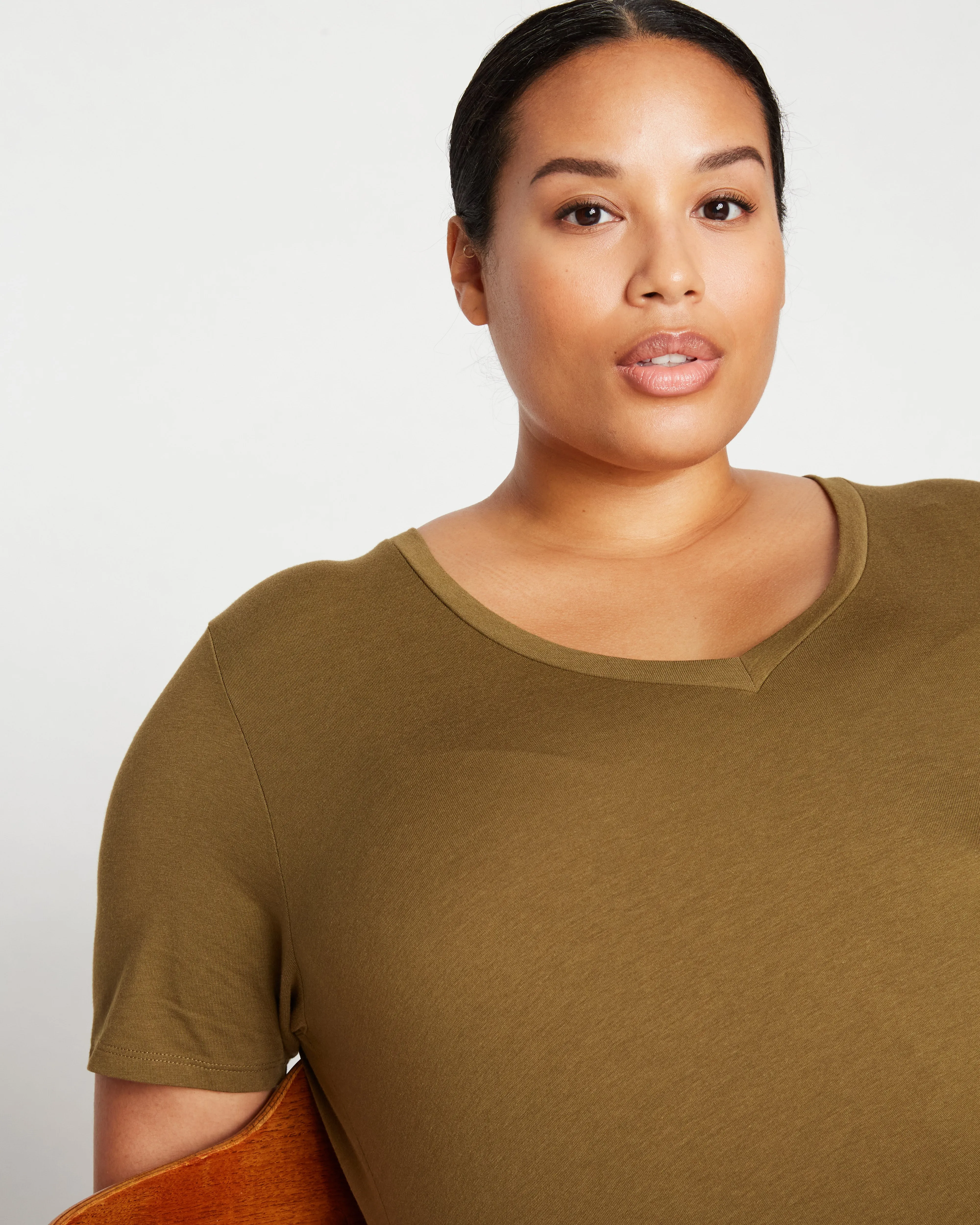 V Rex - Olive sold by Universal Standard