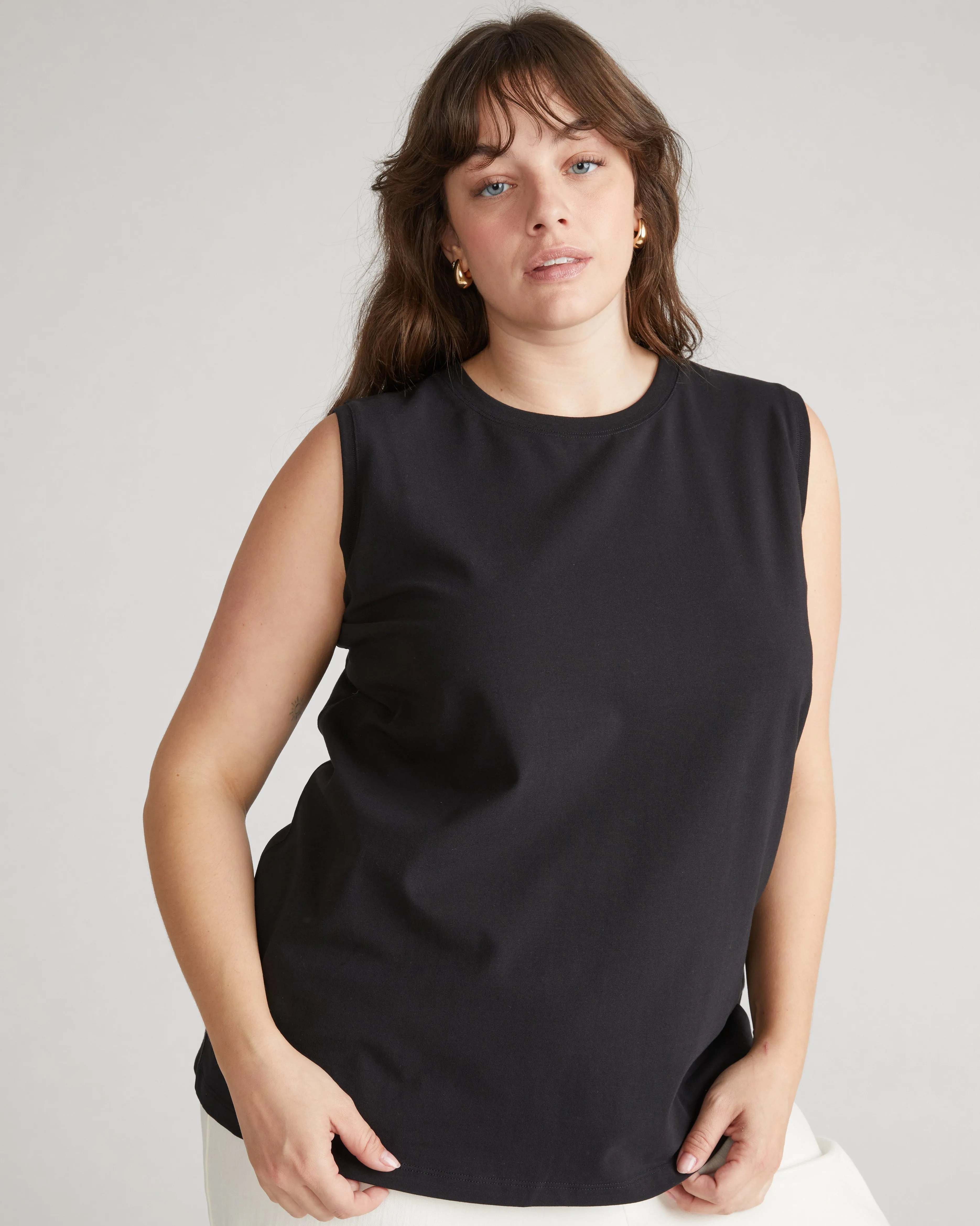 Patti Muscle Tank - Black sold by Universal Standard product image thumbnail 2