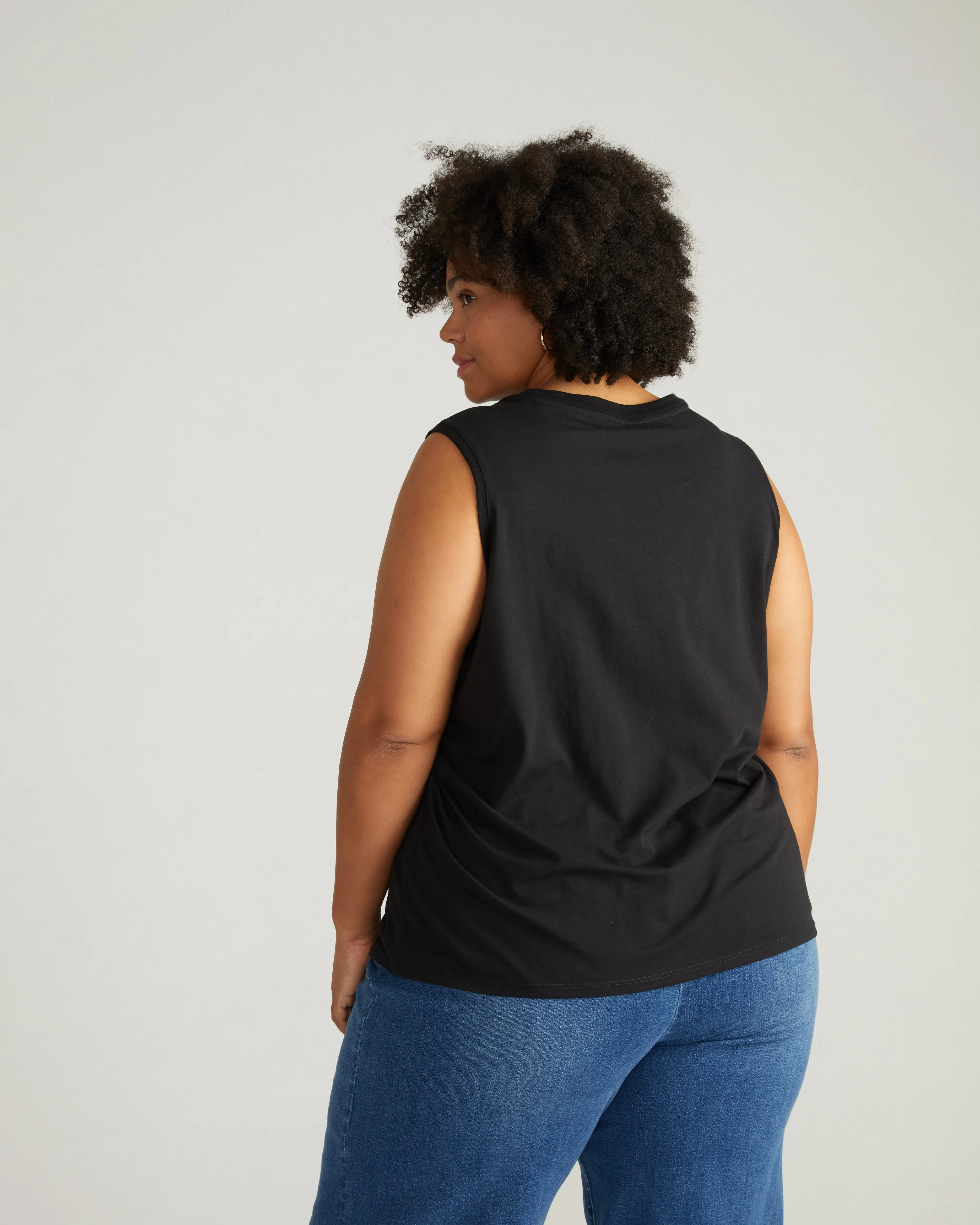 Patti Muscle Tank - Black sold by Universal Standard product image thumbnail 3