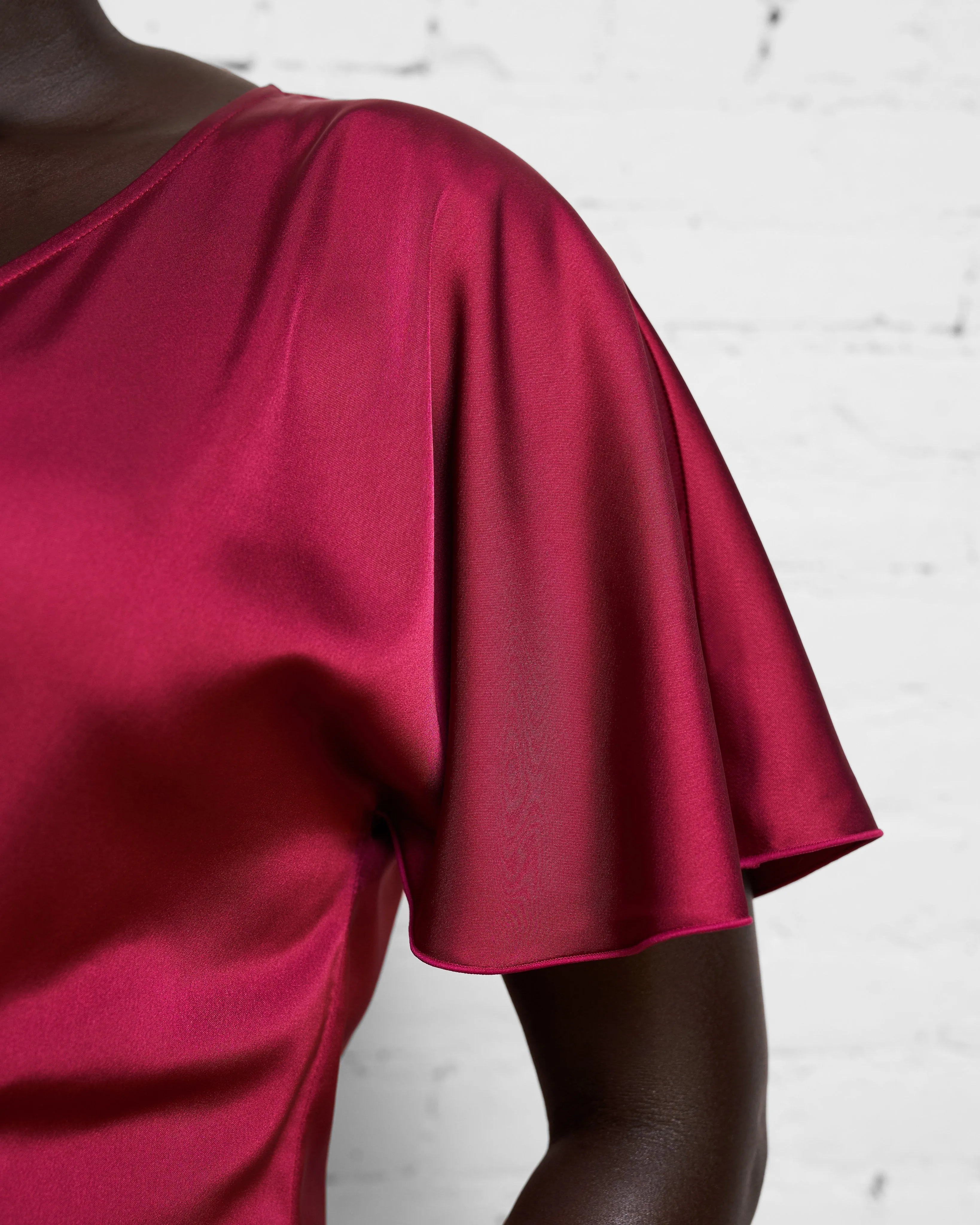 Becca Half Tie Dress - Berry sold by Universal Standard product image thumbnail 2