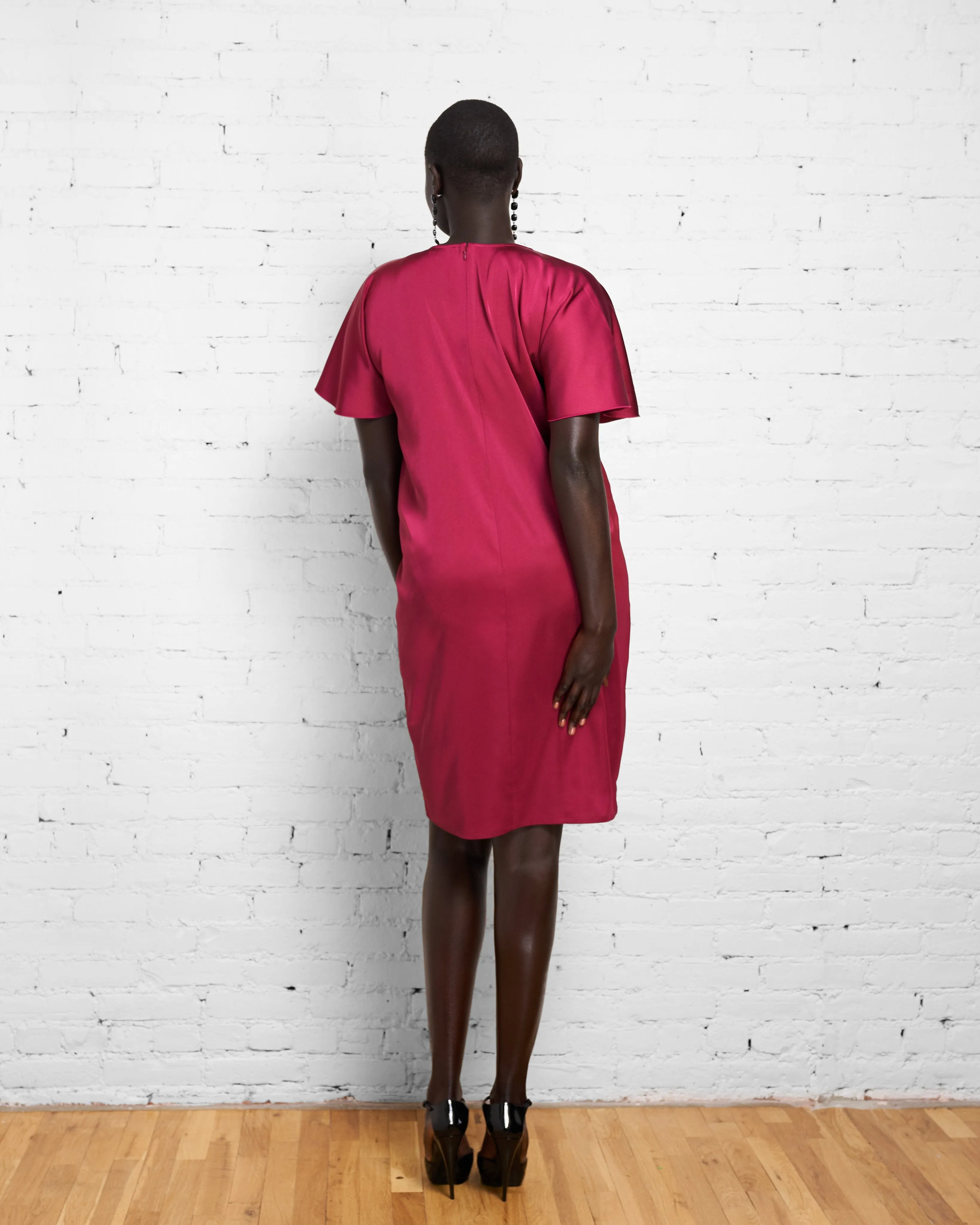 Becca Half Tie Dress - Berry sold by Universal Standard product image thumbnail 4