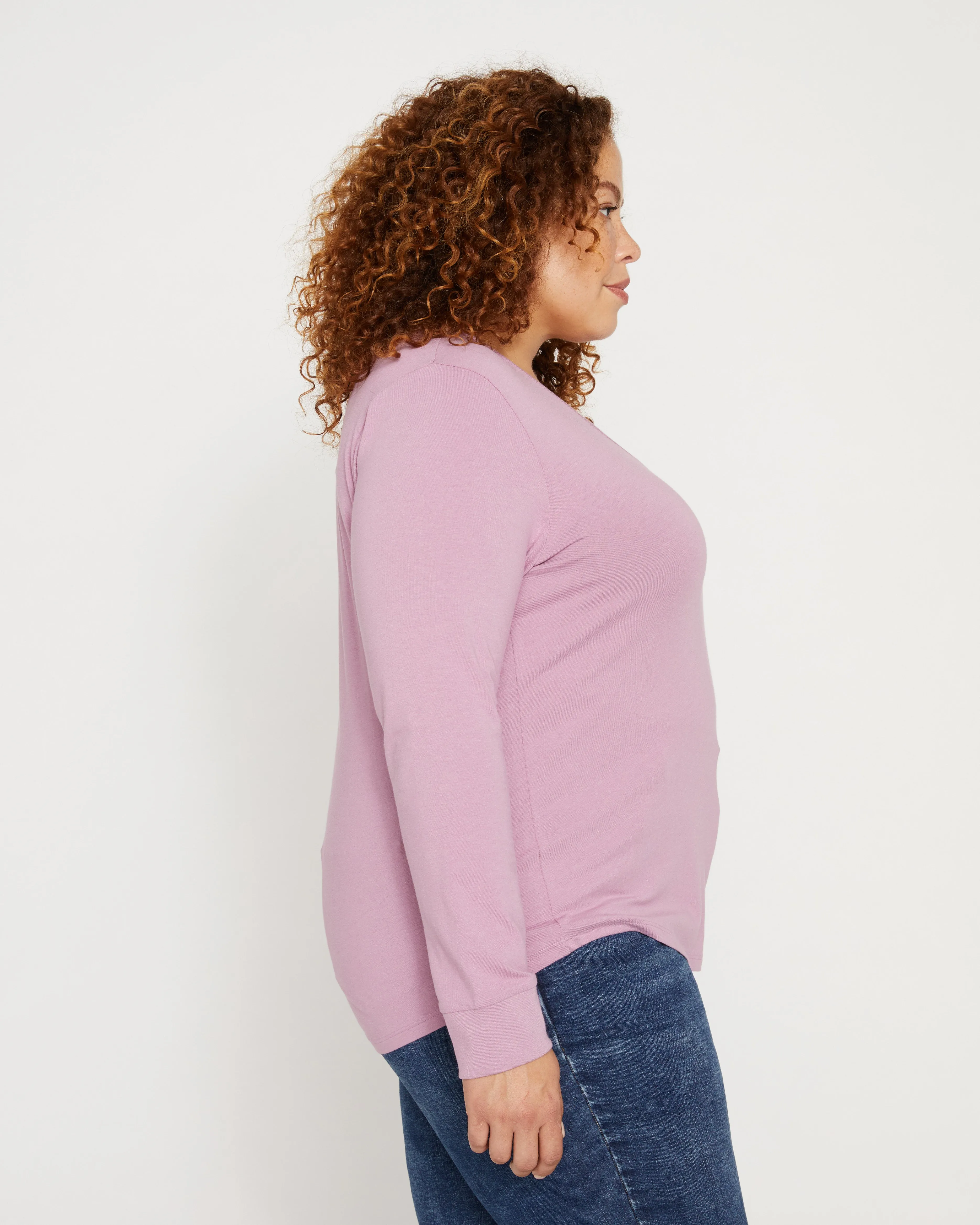 Long Sleeve V Rex - Lilac sold by Universal Standard product image thumbnail 2