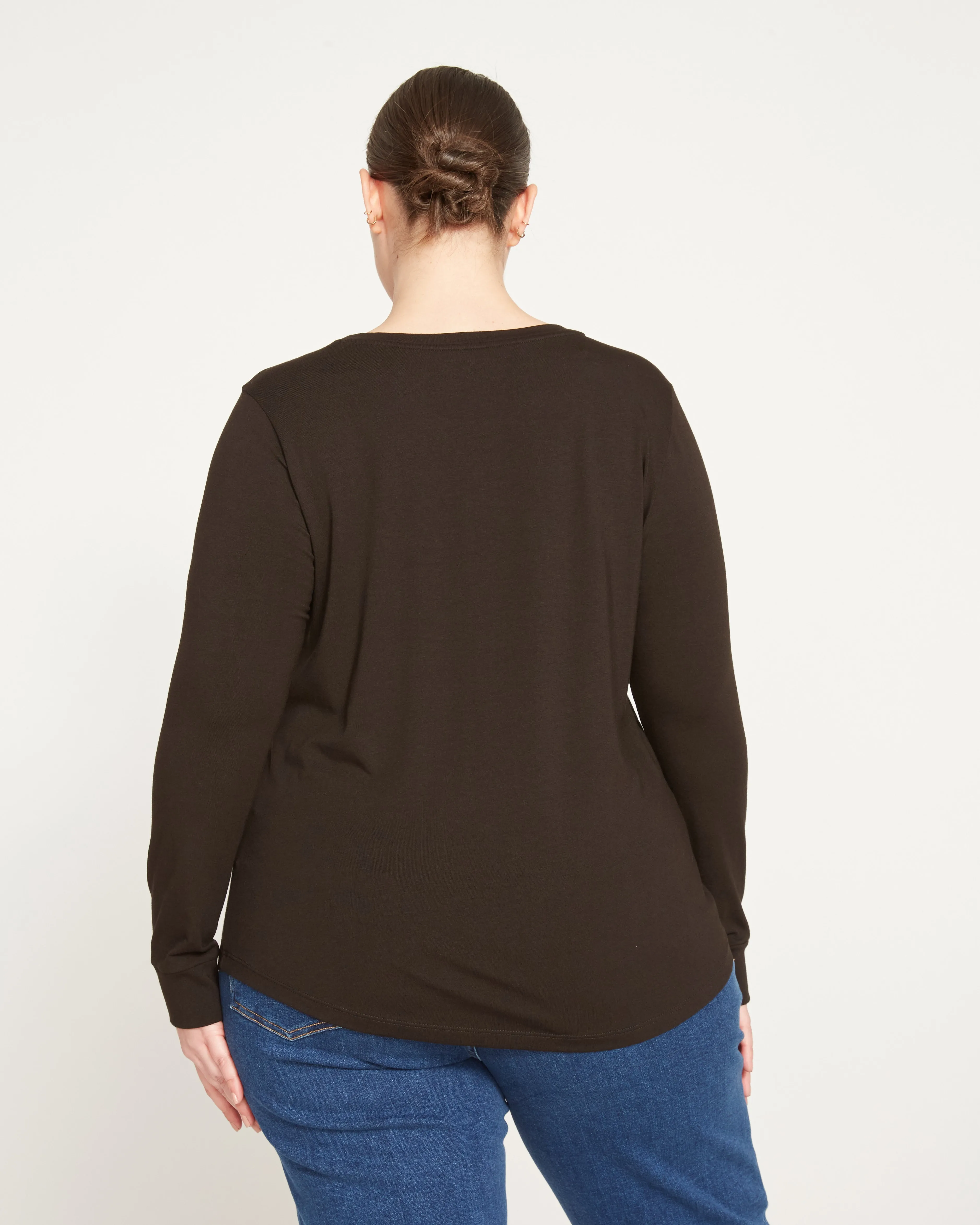 Long Sleeve Tee Rex - Black sold by Universal Standard product image thumbnail 5