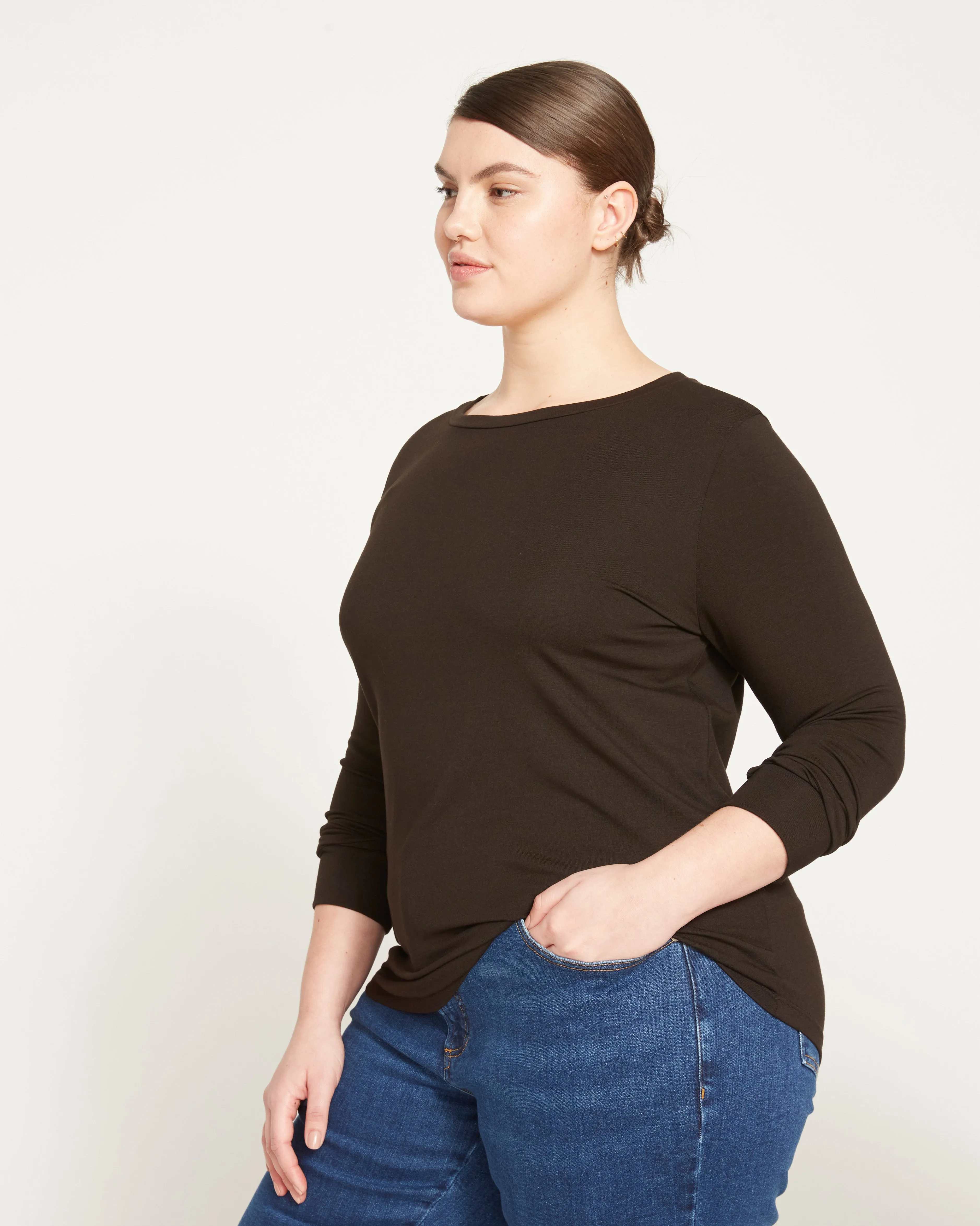 Long Sleeve Tee Rex - Black sold by Universal Standard product image thumbnail 4