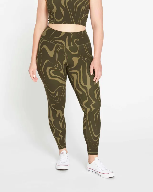Next-to-Naked Legging - Matcha Latte Swirl sold by Universal Standard
