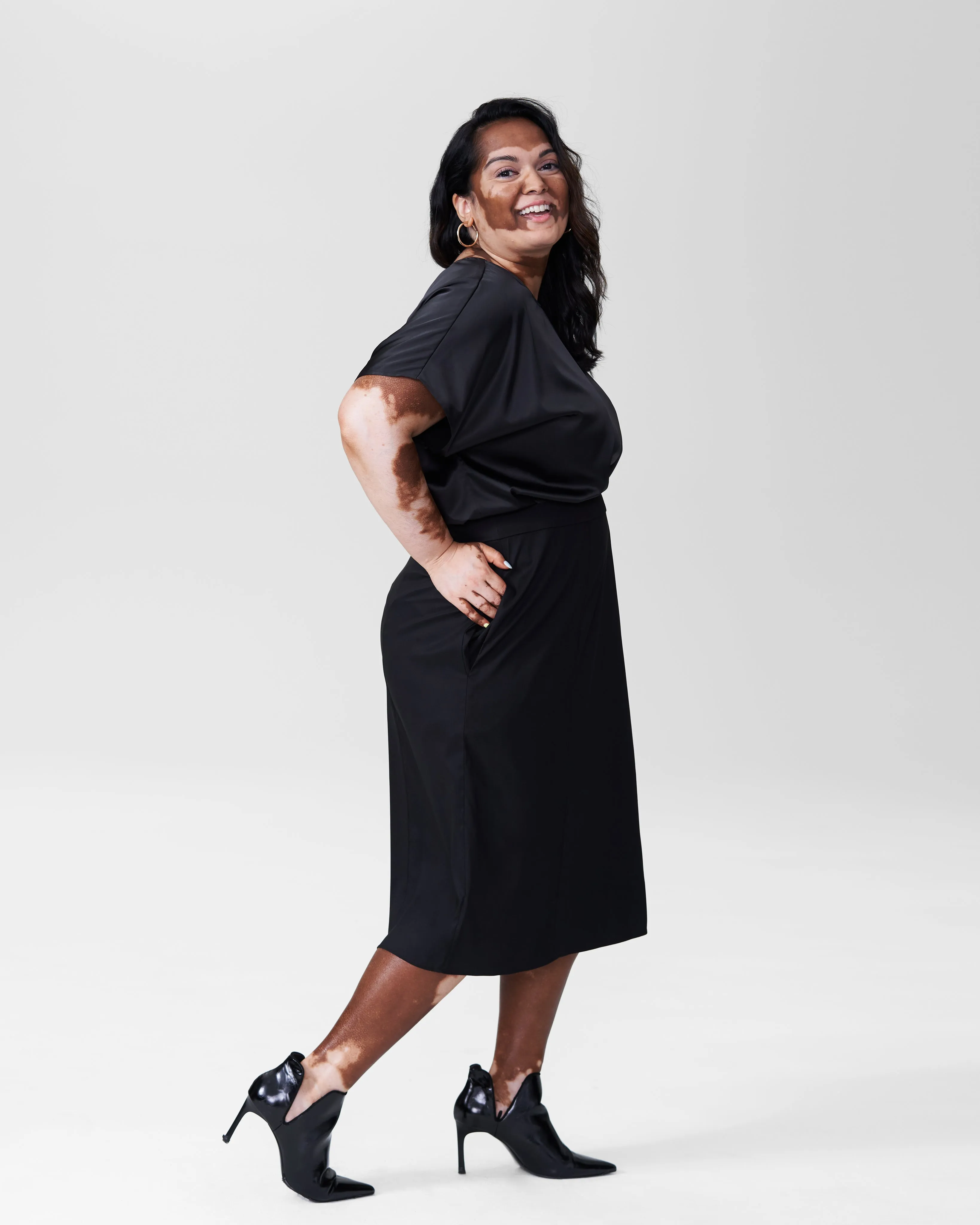 Jessica Skirt - Matte Black sold by Universal Standard product image thumbnail 2