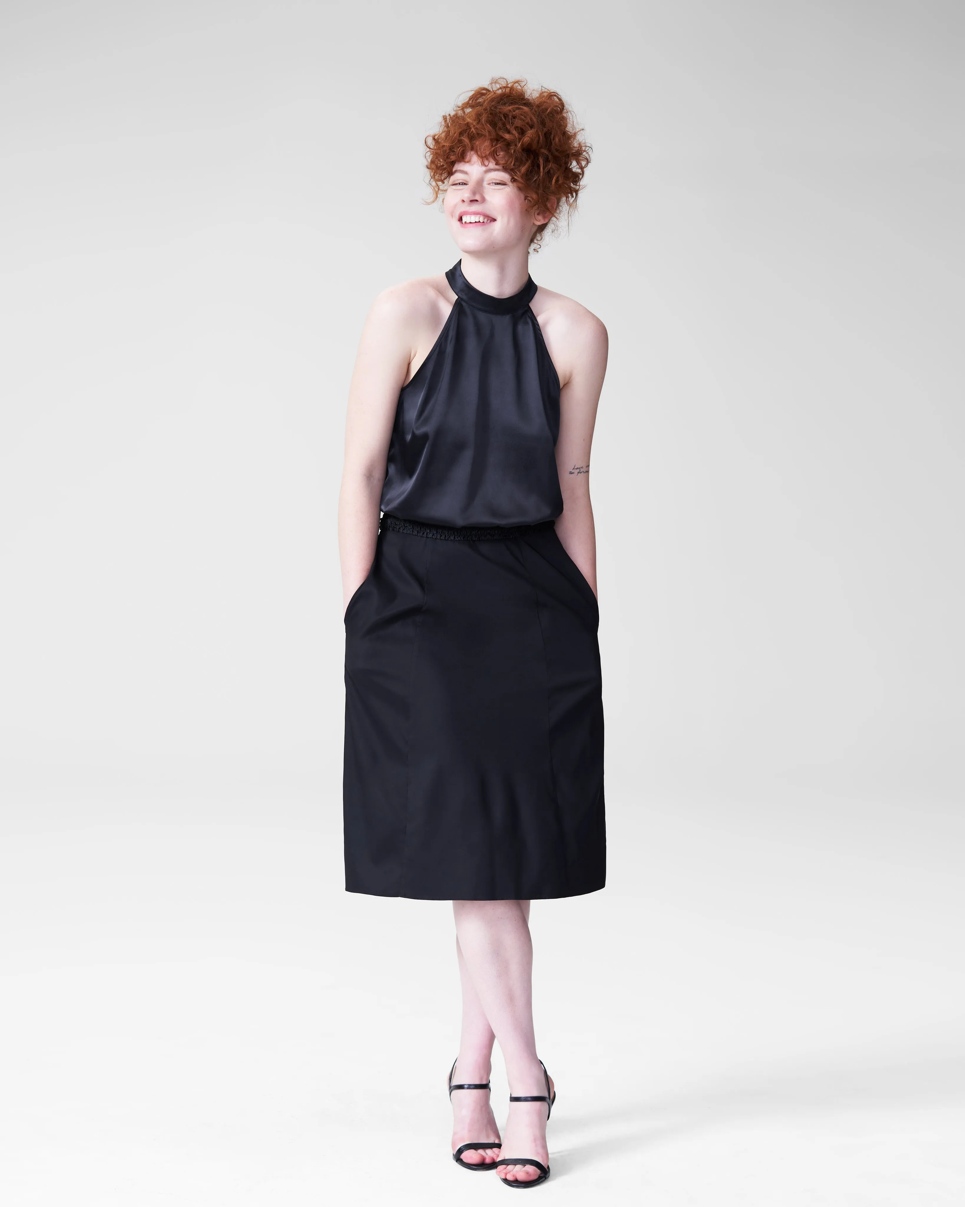 Jessica Skirt - Matte Black sold by Universal Standard product image thumbnail 4