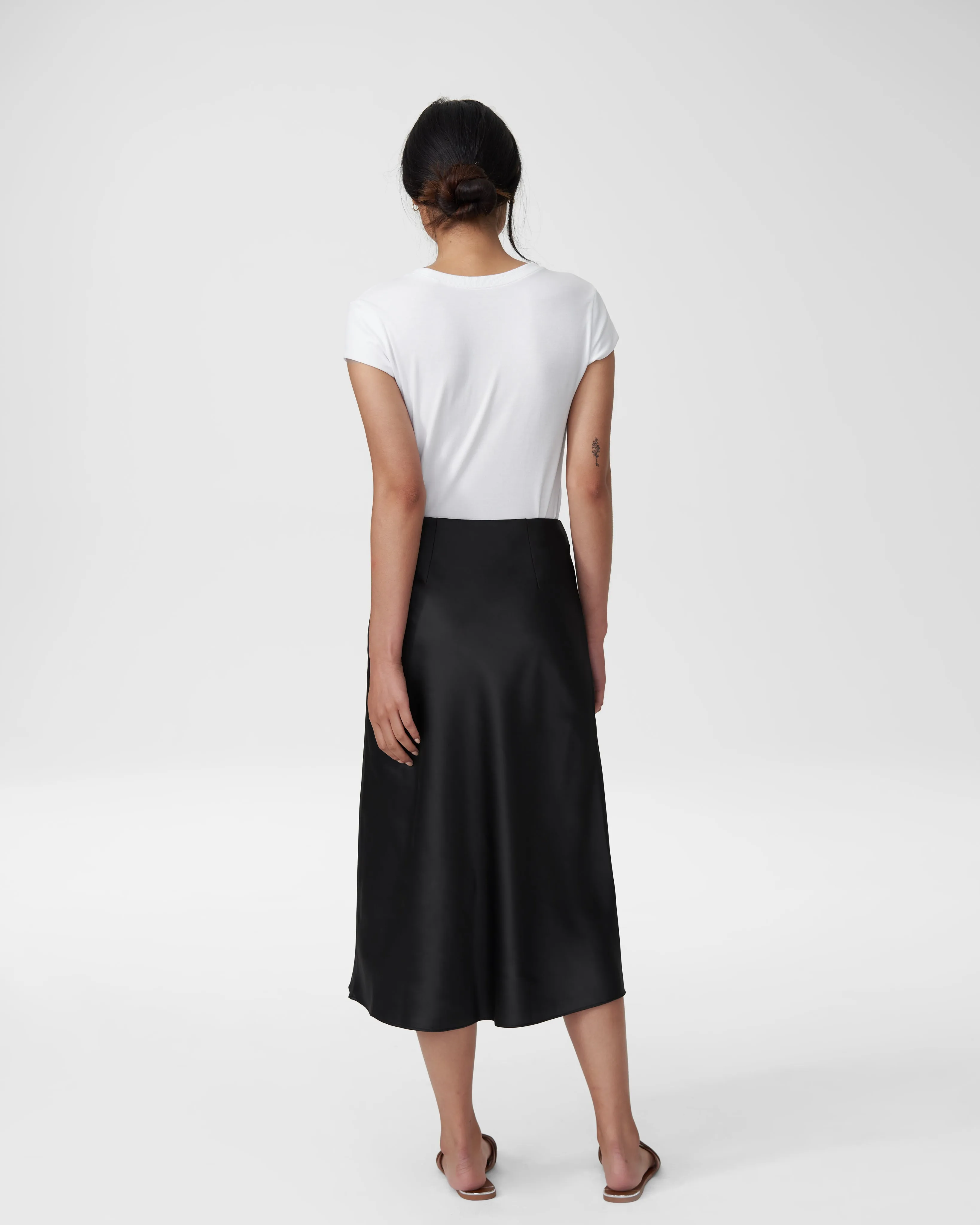 CeeCee Midi Bias Skirt - Black sold by Universal Standard product image thumbnail 4