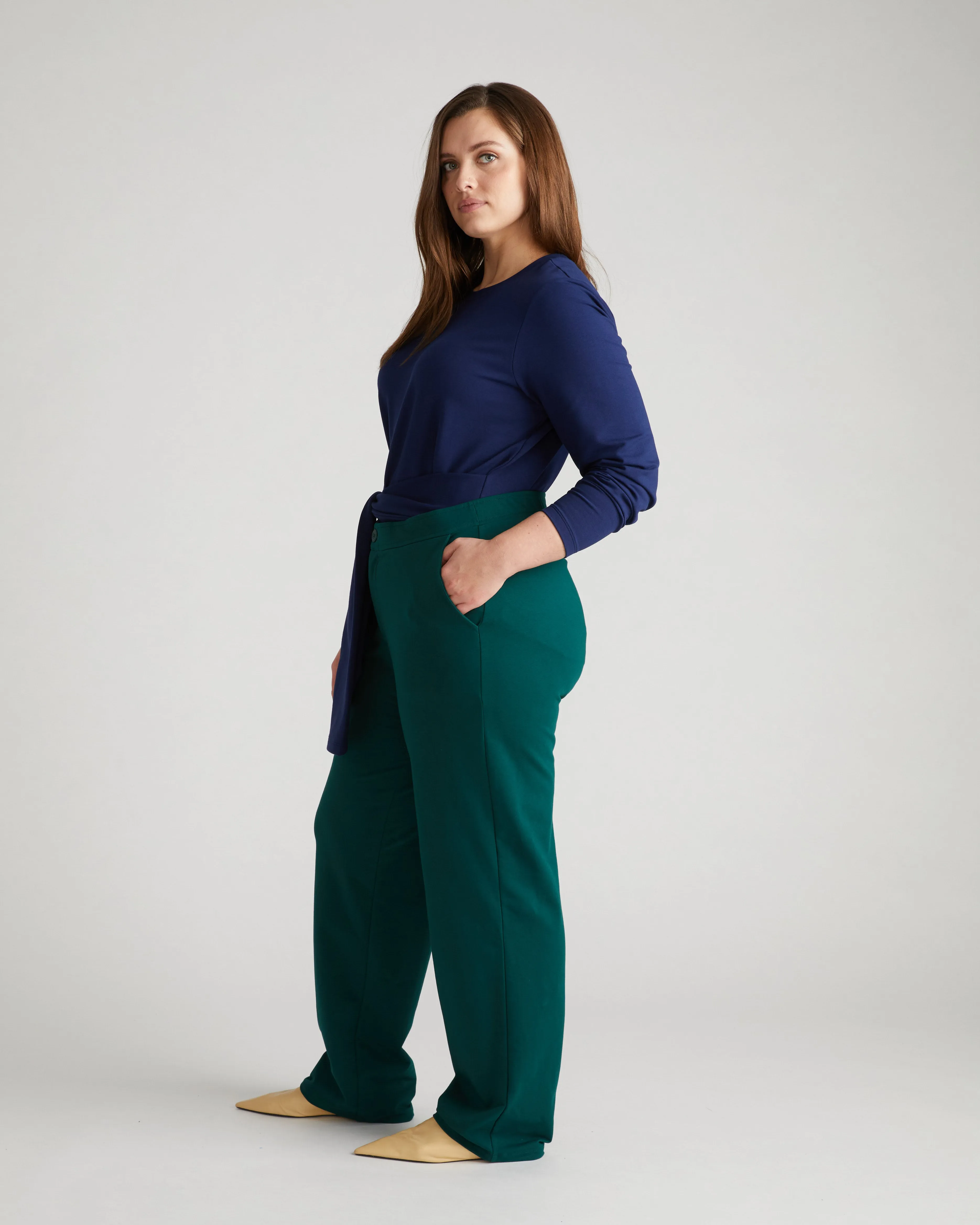 Varsity French Terry Trousers - Botanic sold by Universal Standard product image thumbnail 3