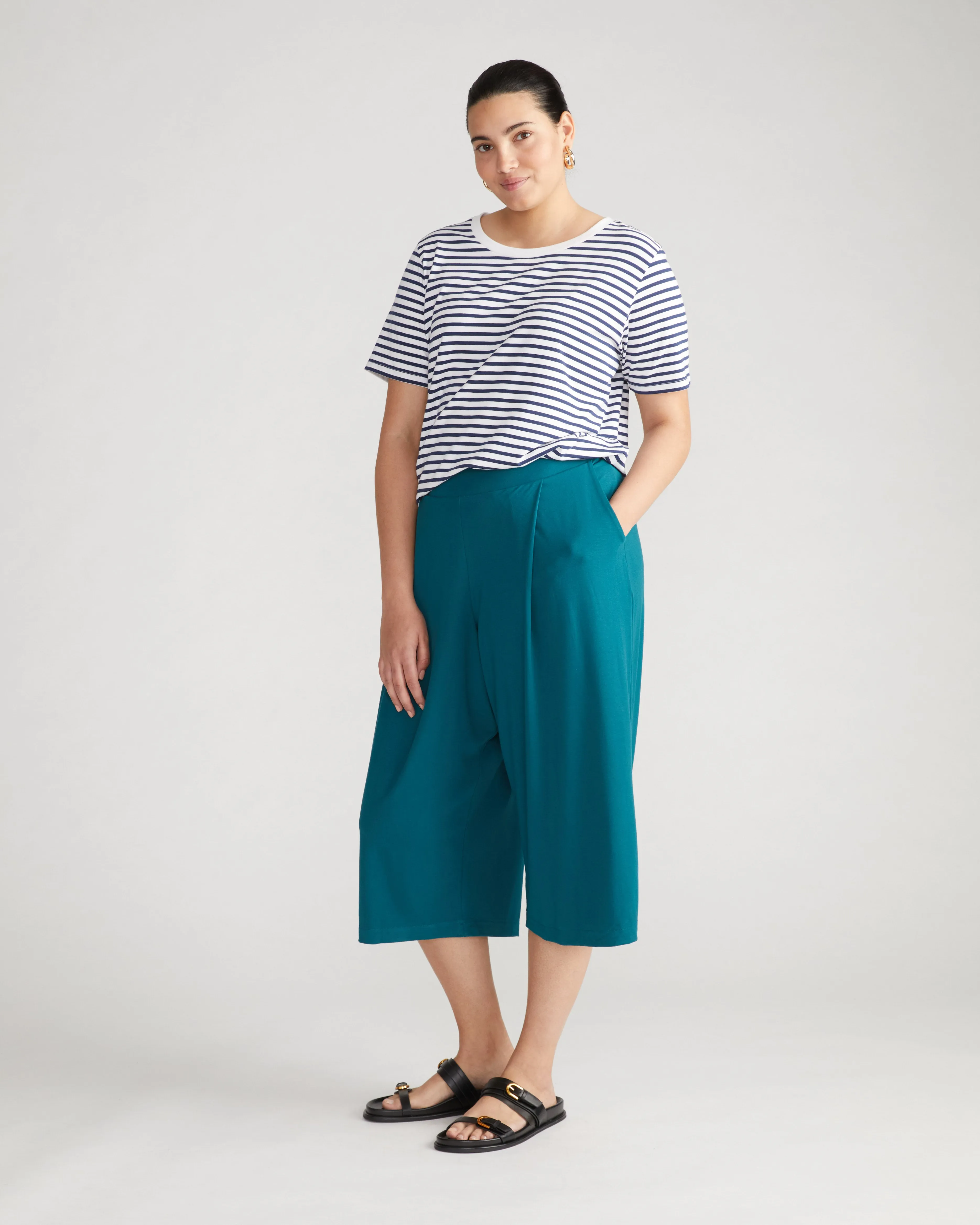 Casual Culottes - Deep Sea sold by Universal Standard product image thumbnail 3