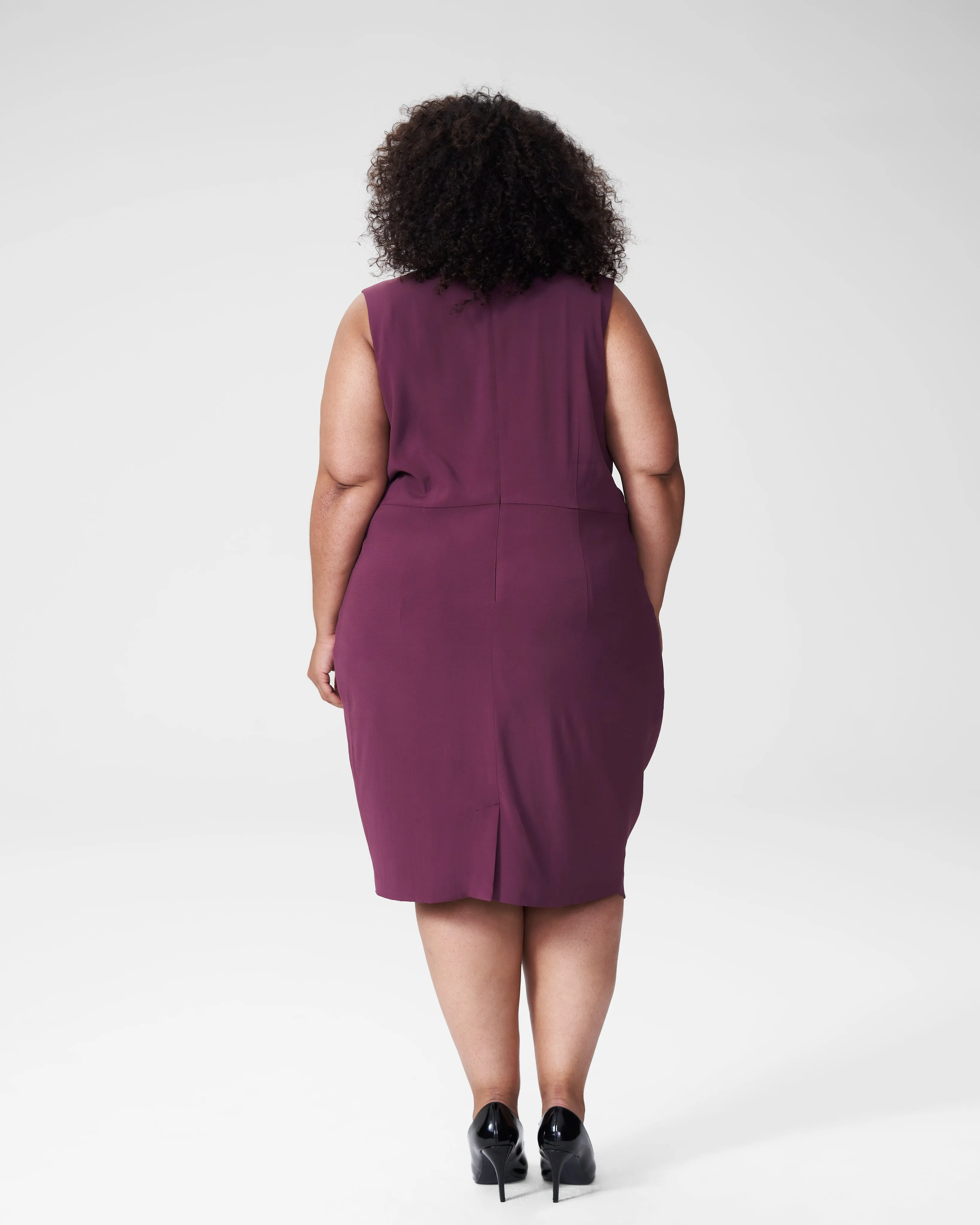 Raven V-Neck Dress - Eggplant sold by Universal Standard product image thumbnail 3