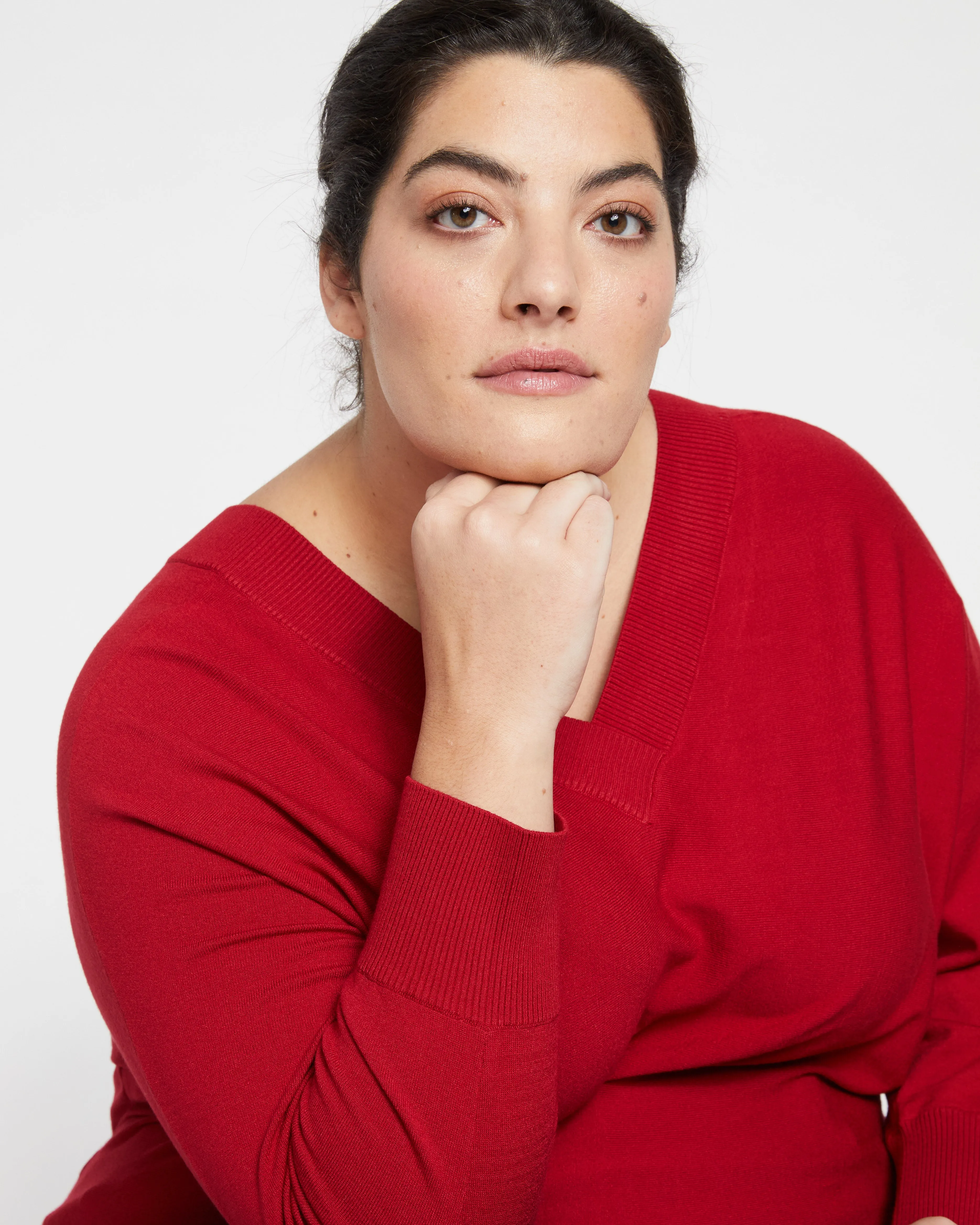 Sweater Blouse - Red sold by Universal Standard