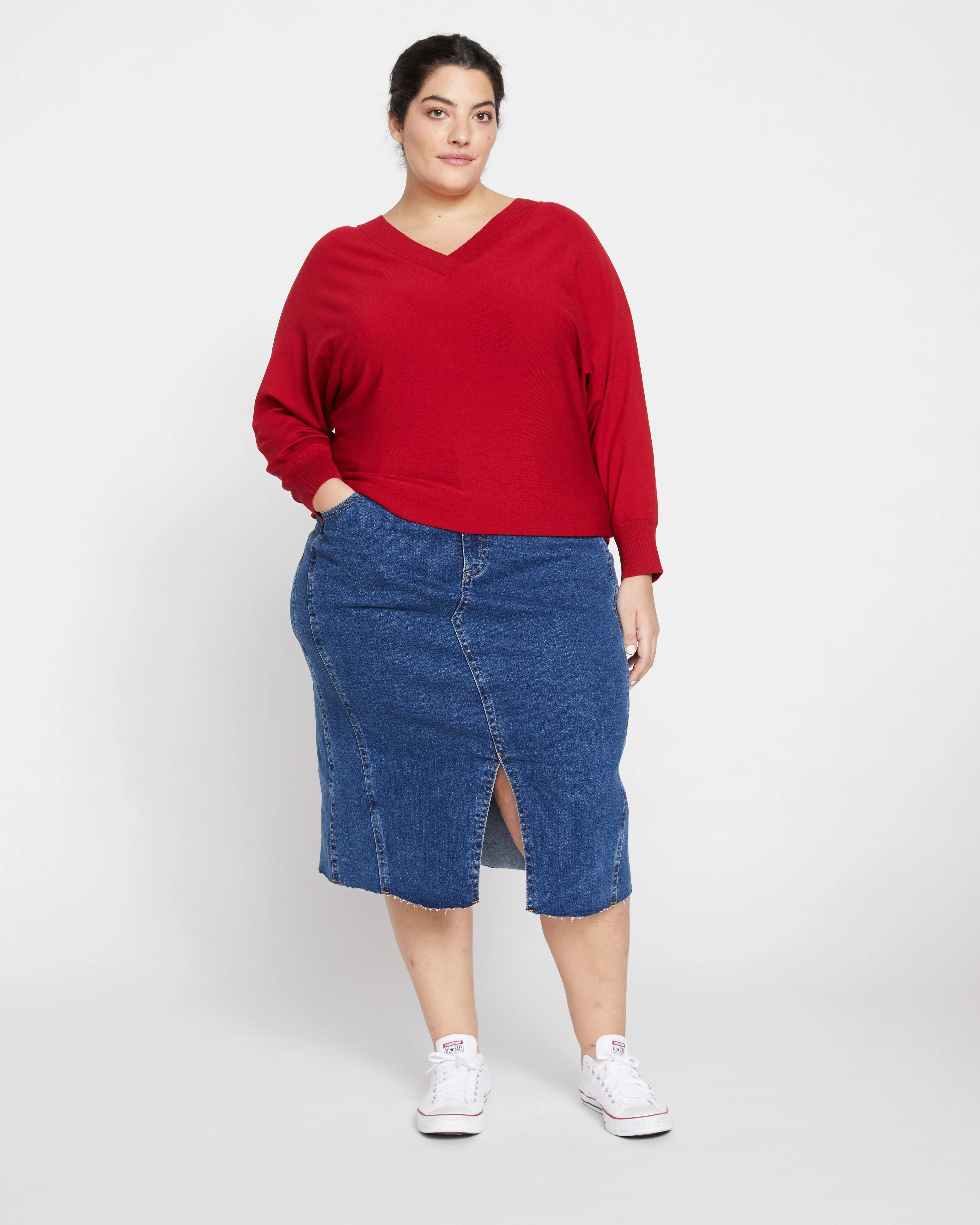 Sweater Blouse - Red sold by Universal Standard product image thumbnail 2