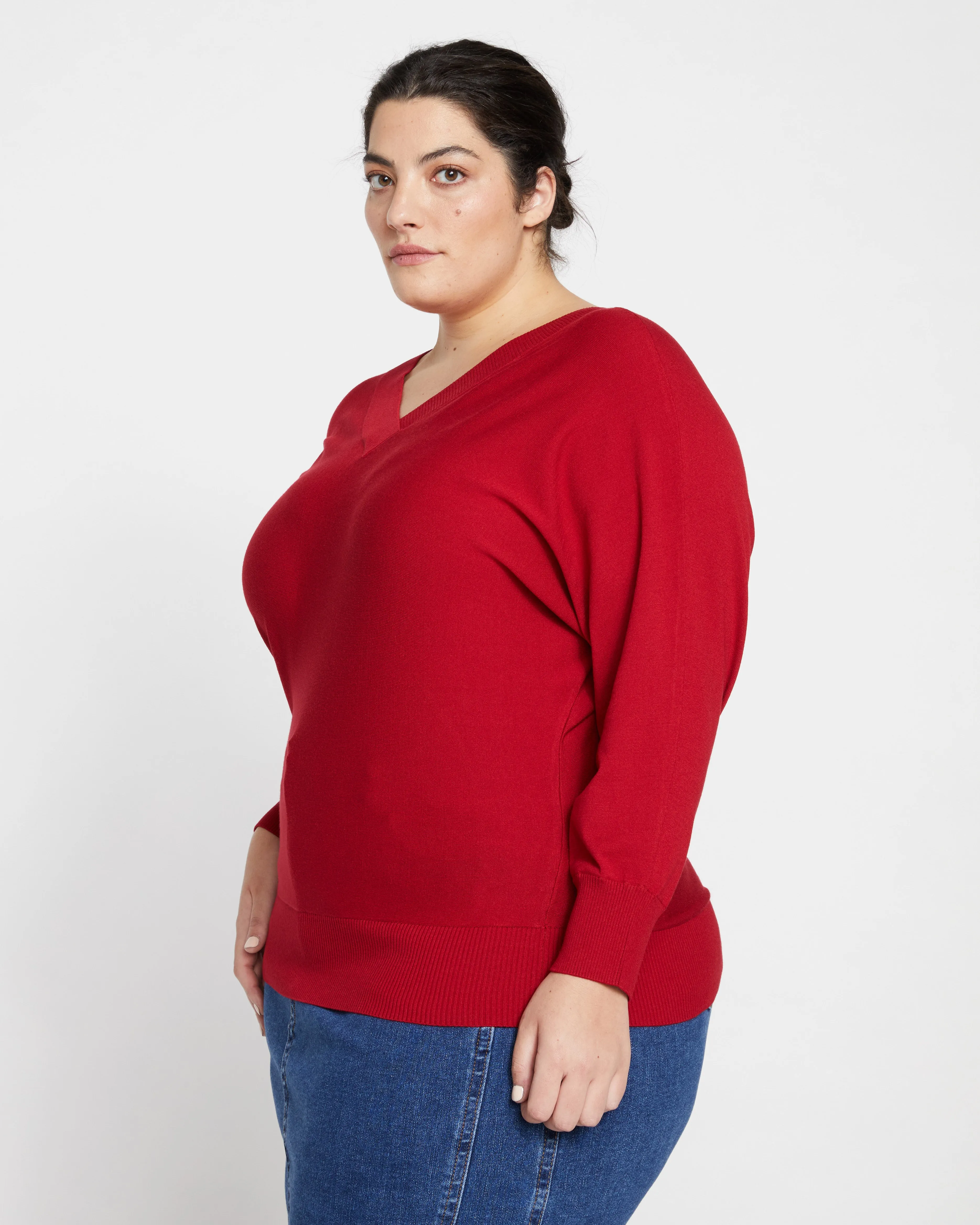 Sweater Blouse - Red sold by Universal Standard product image thumbnail 3