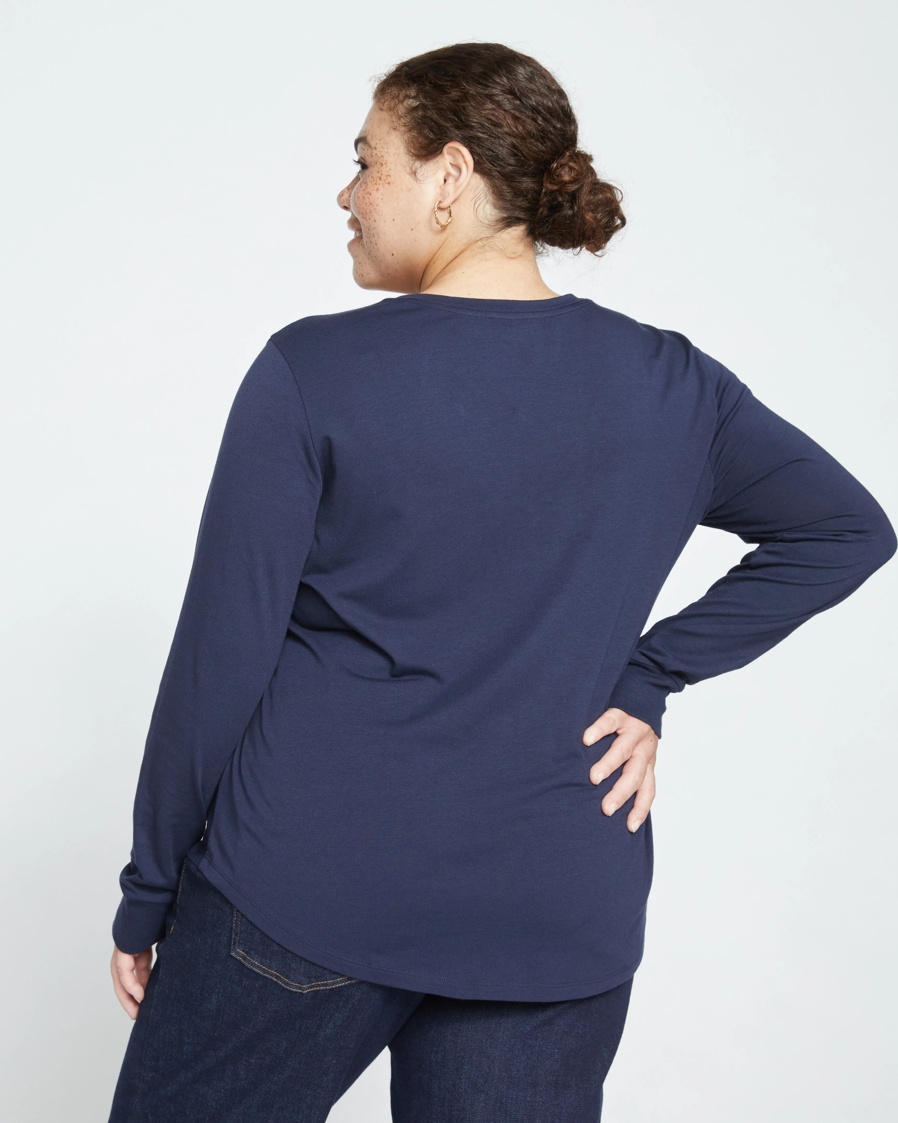 Long Sleeve V Rex - Midnight sold by Universal Standard product image thumbnail 4