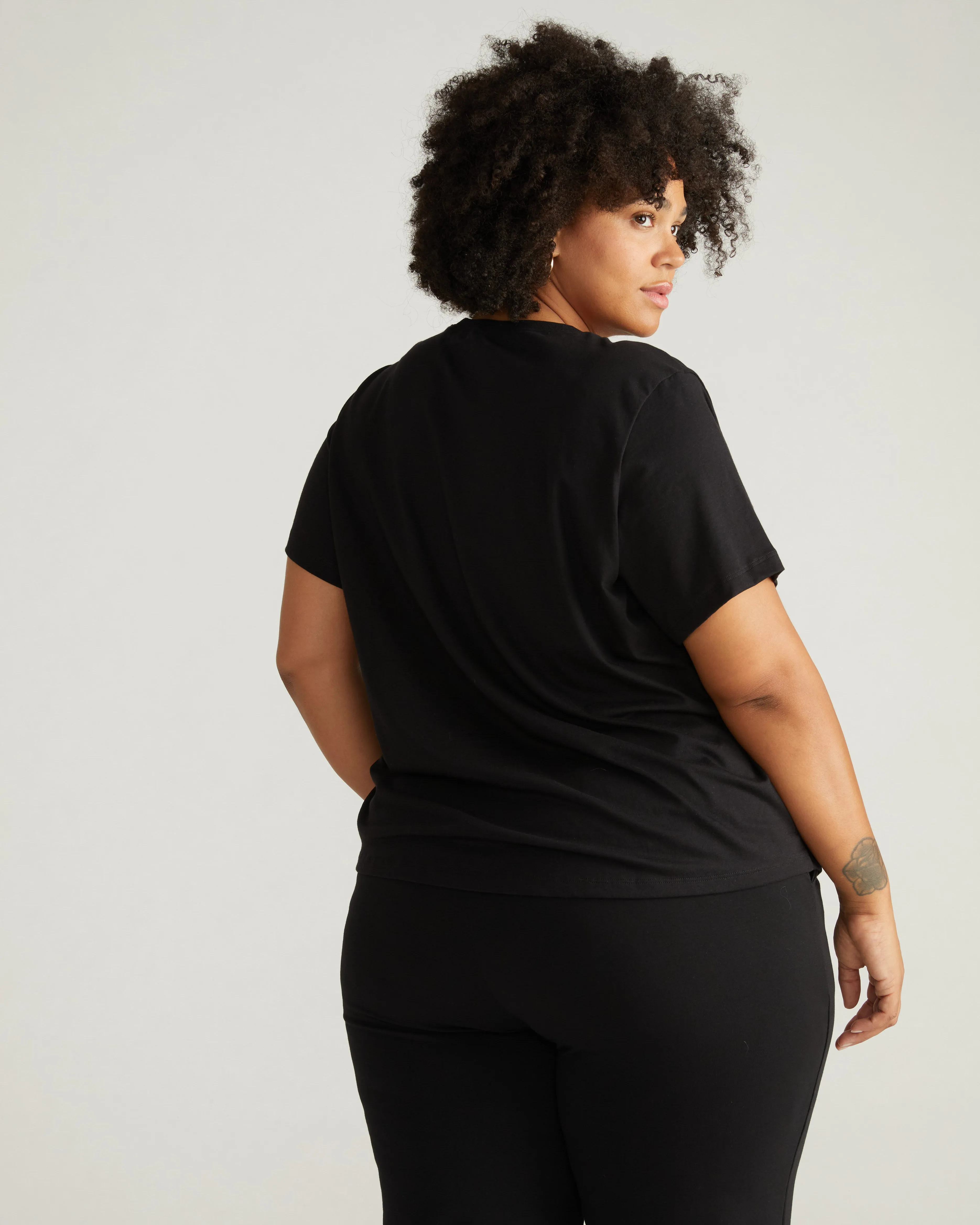 Pure Cotton Tee - Black sold by Universal Standard product image thumbnail 3