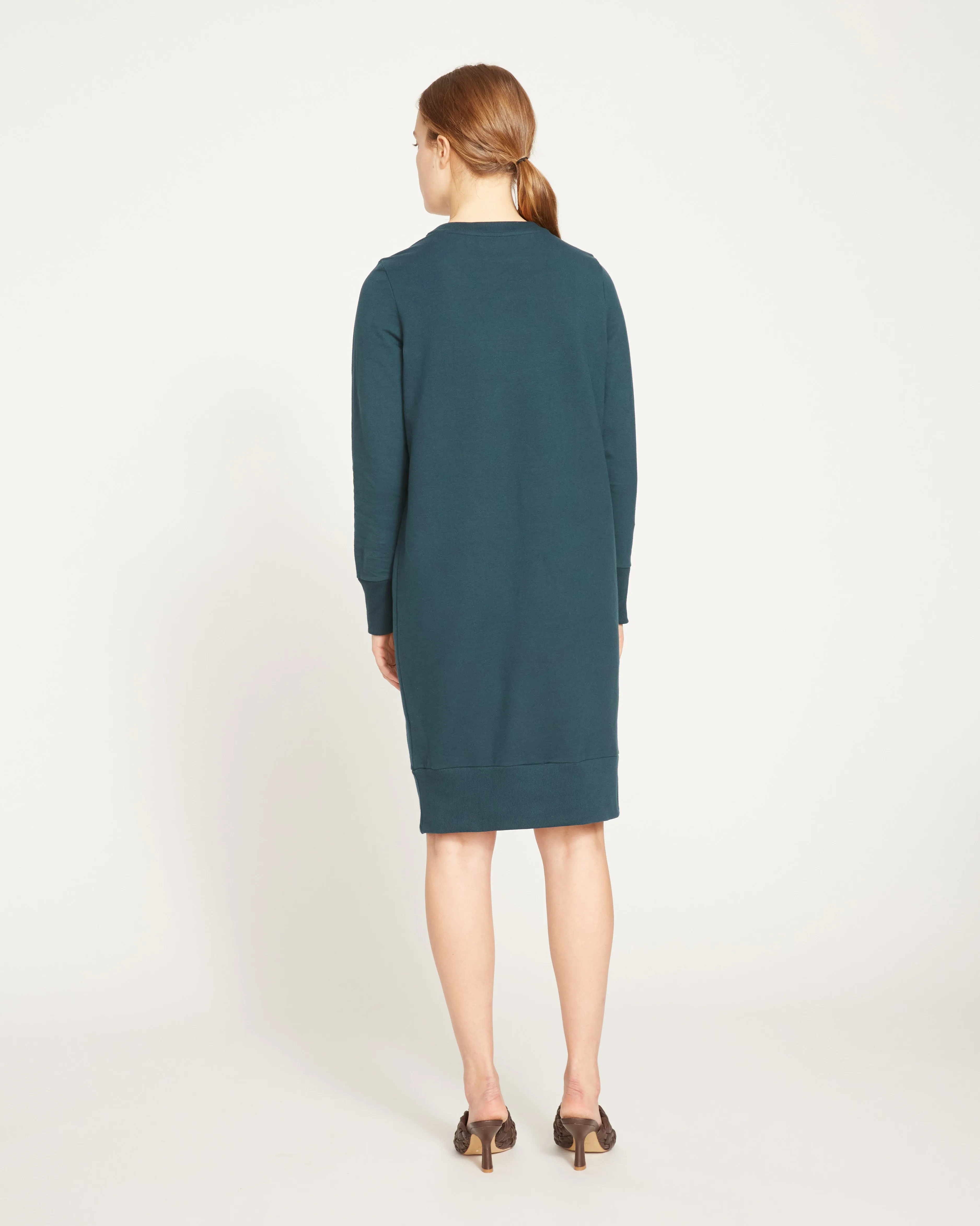 Classic Light Terry Sweatshirt Dress - Deep Sea sold by Universal Standard product image thumbnail 5