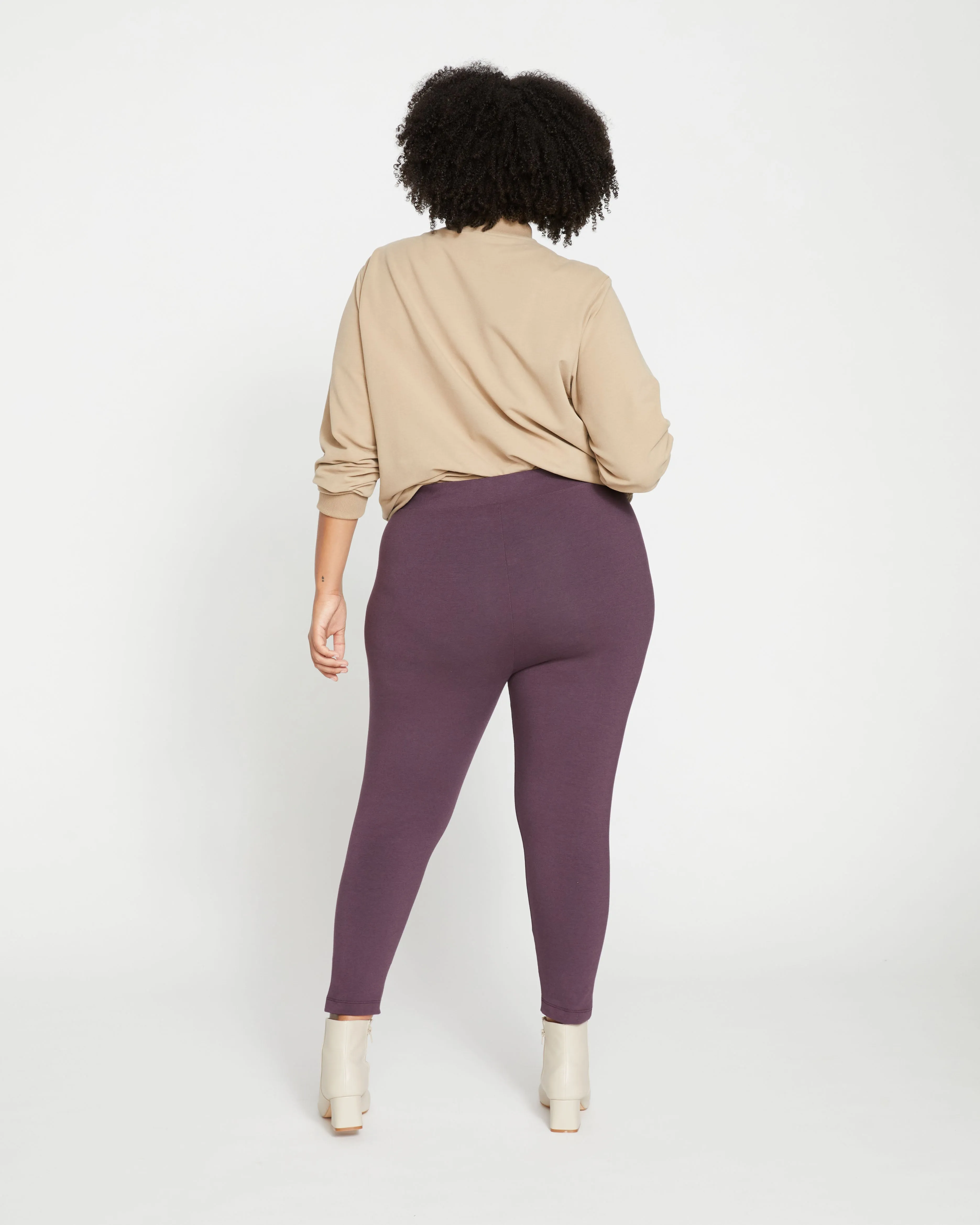 Roya Cropped Leggings 23 Inch - Faded Plum sold by Universal Standard product image thumbnail 4