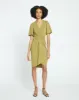 Movida Twist Capelet Dress - Dried Palm sold by Universal Standard