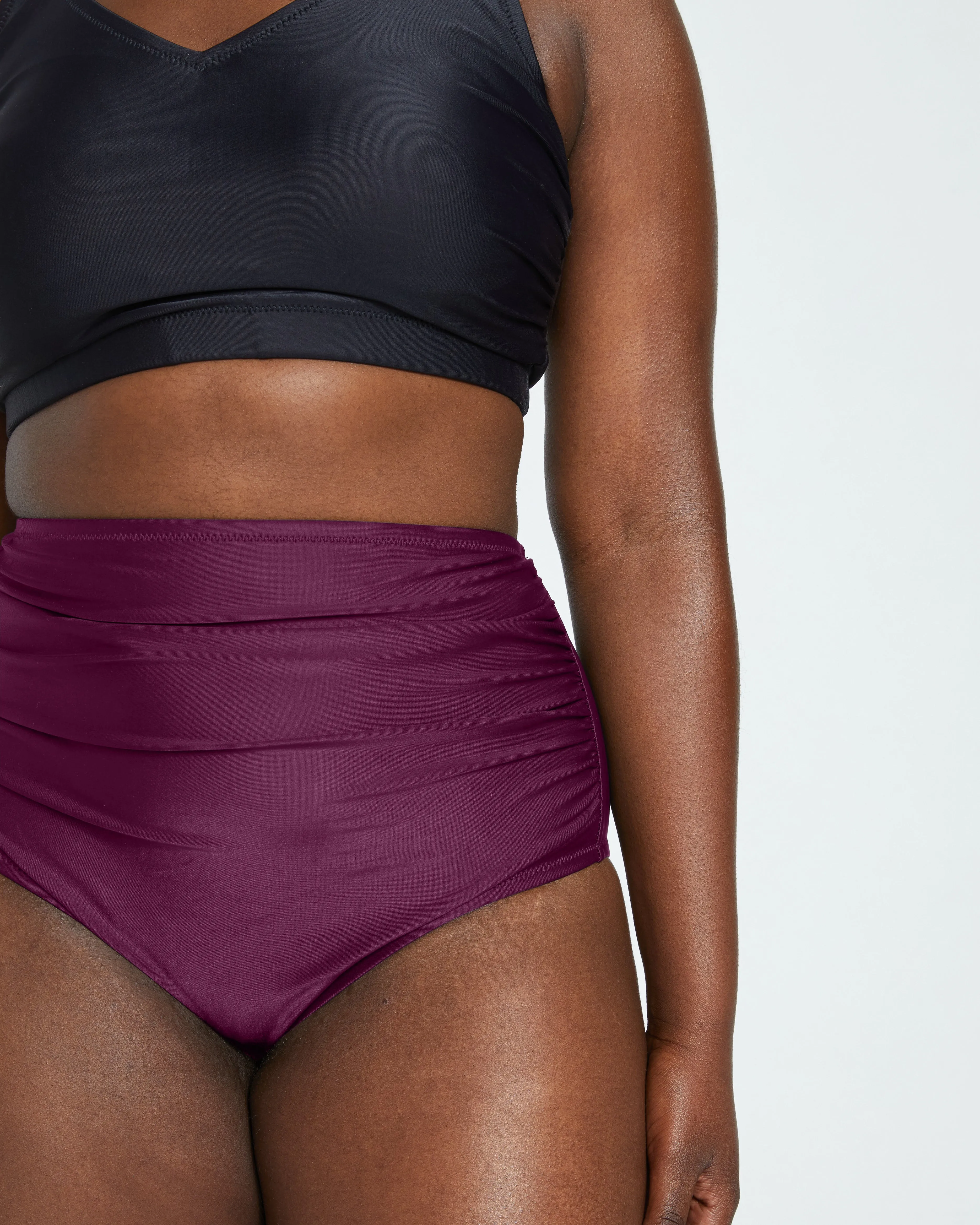The Bikini Brief - Deep Pansy sold by Universal Standard
