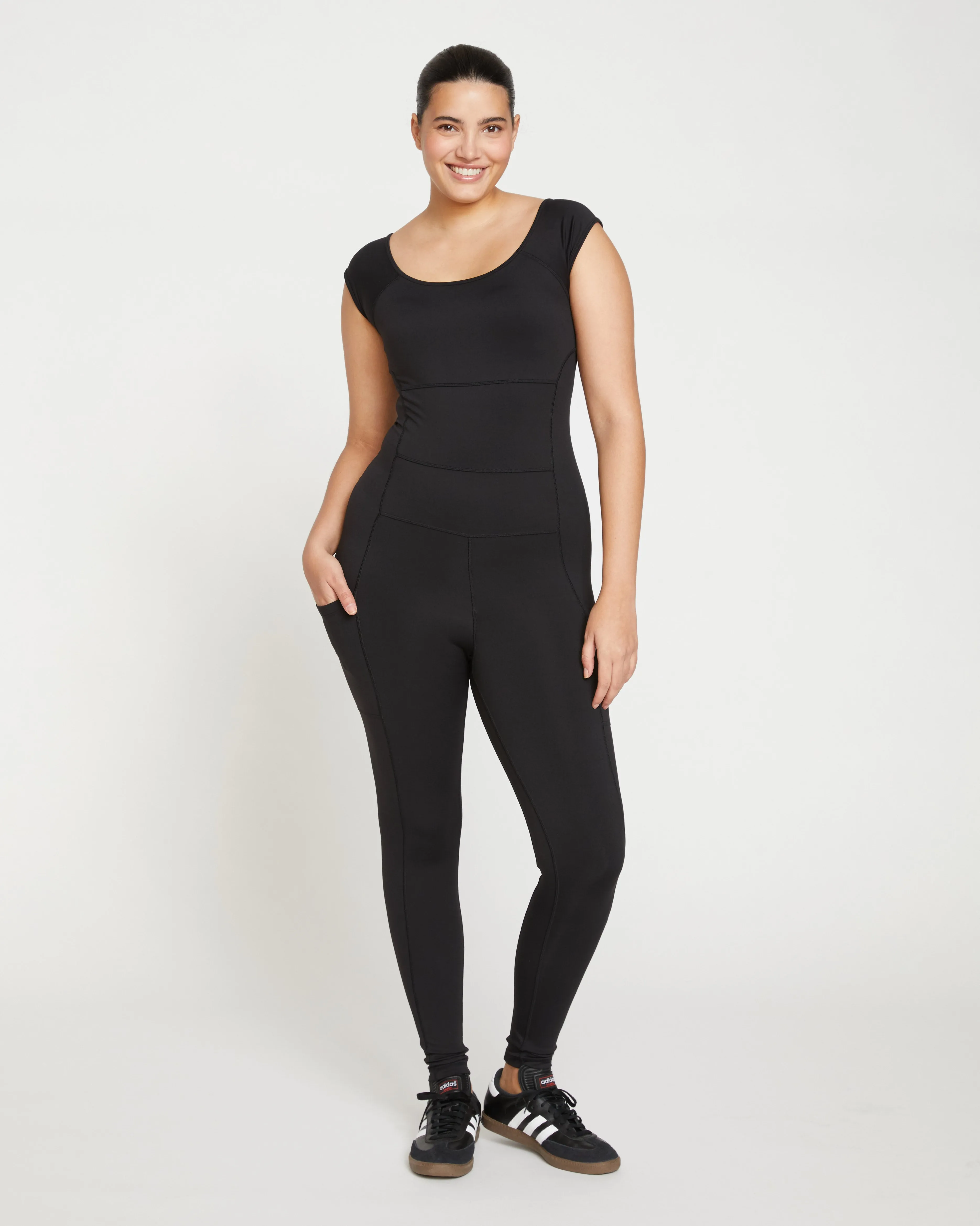 Next-to-Naked Cap Sleeve Bodysuit - Black sold by Universal Standard product image thumbnail 5