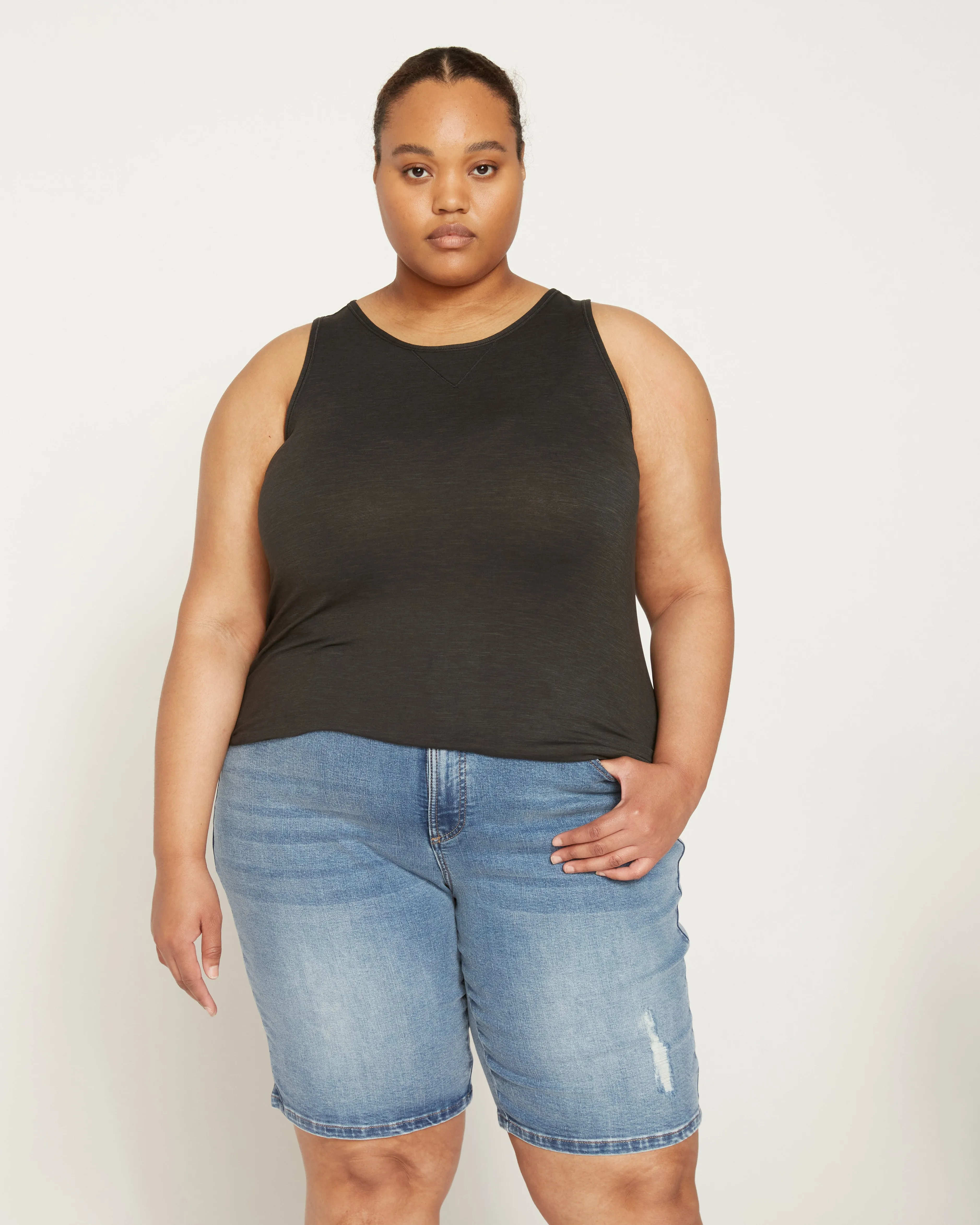 AirKnit All Day Tank - Black sold by Universal Standard product image thumbnail 3