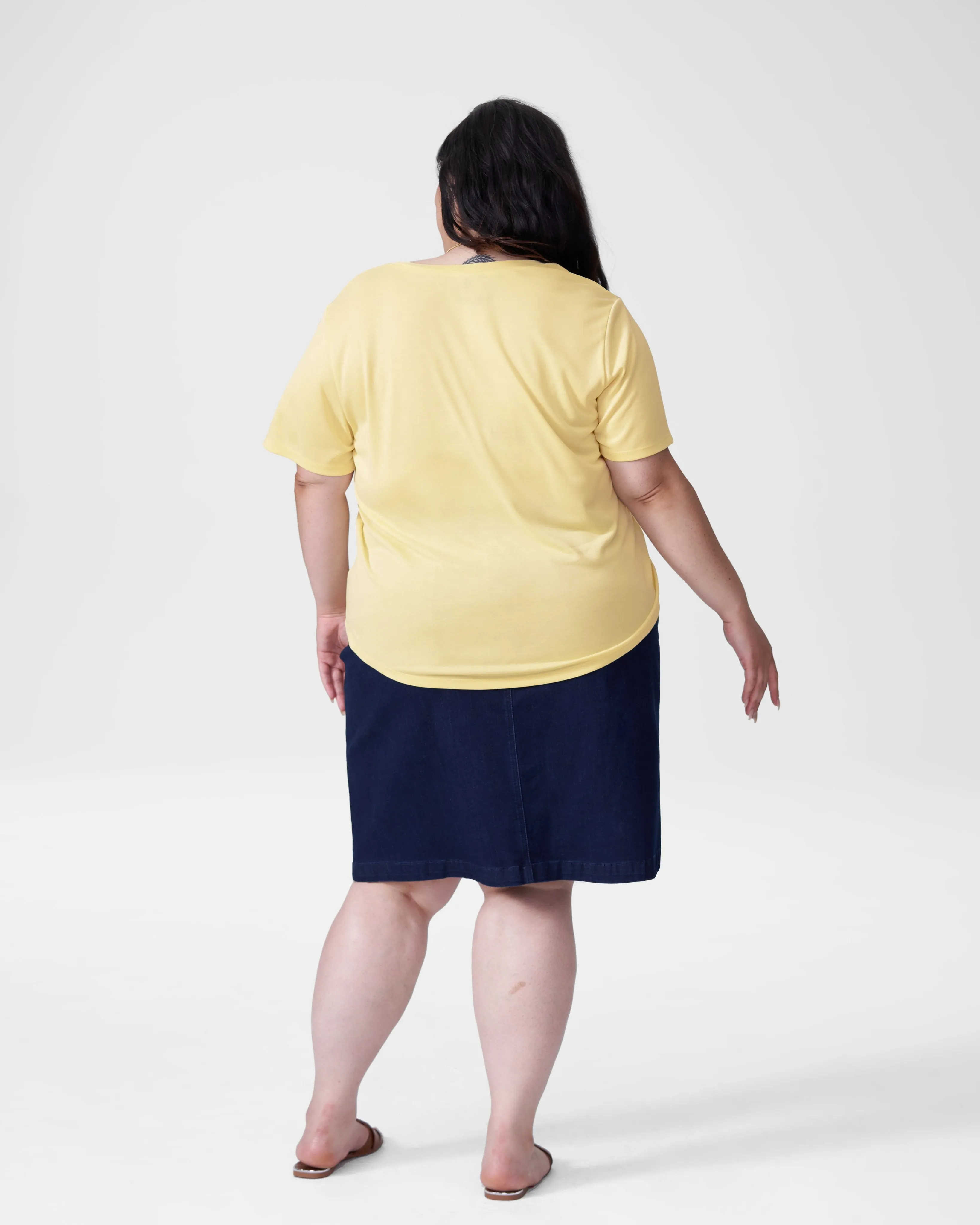 Sandwash Jersey V Rex - Butter sold by Universal Standard product image thumbnail 4