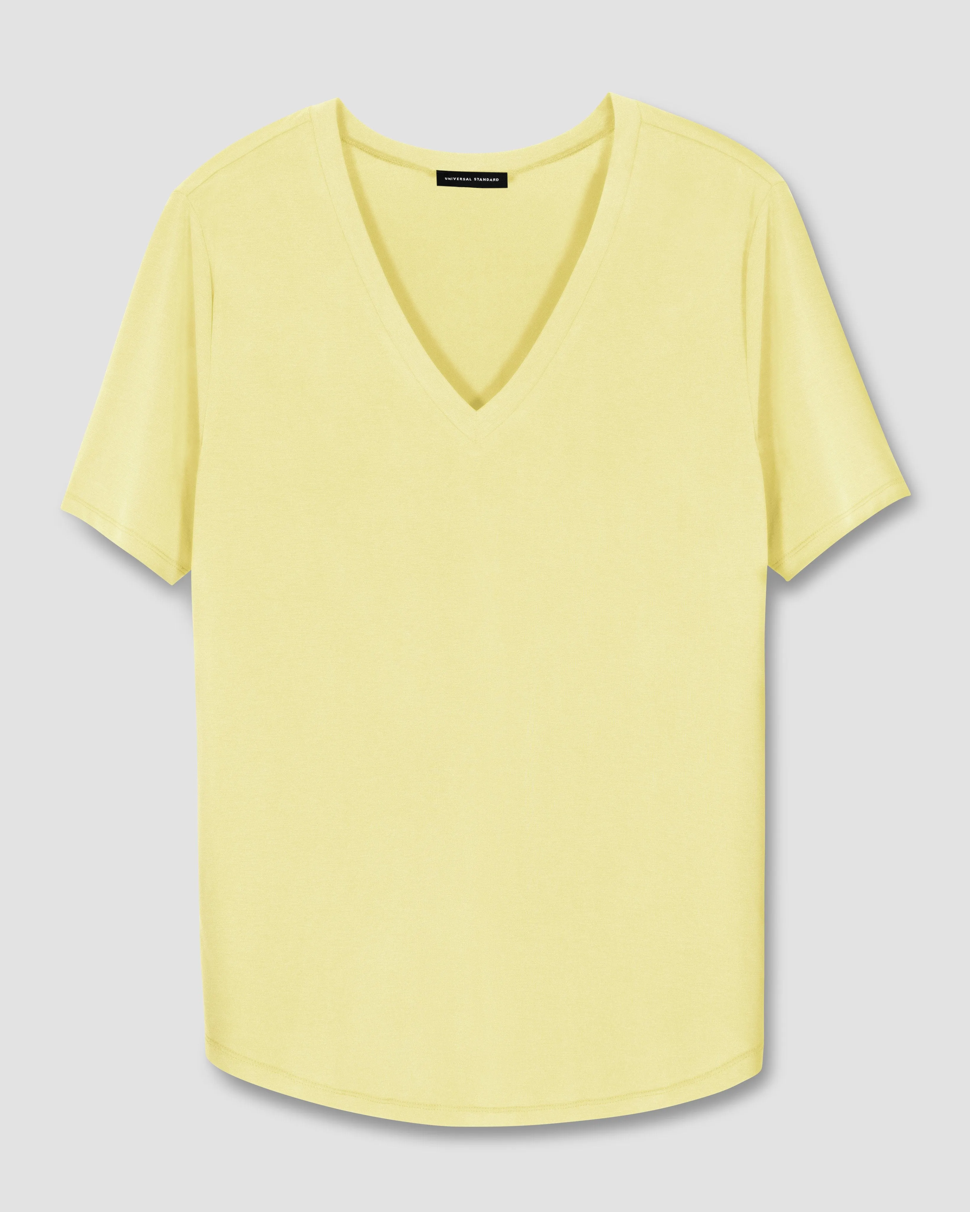 Sandwash Jersey V Rex - Butter sold by Universal Standard