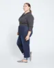 Stevie High Rise Cuffed Straight Leg Jeans - Washed Outback Blue Selvedge sold by Universal Standard