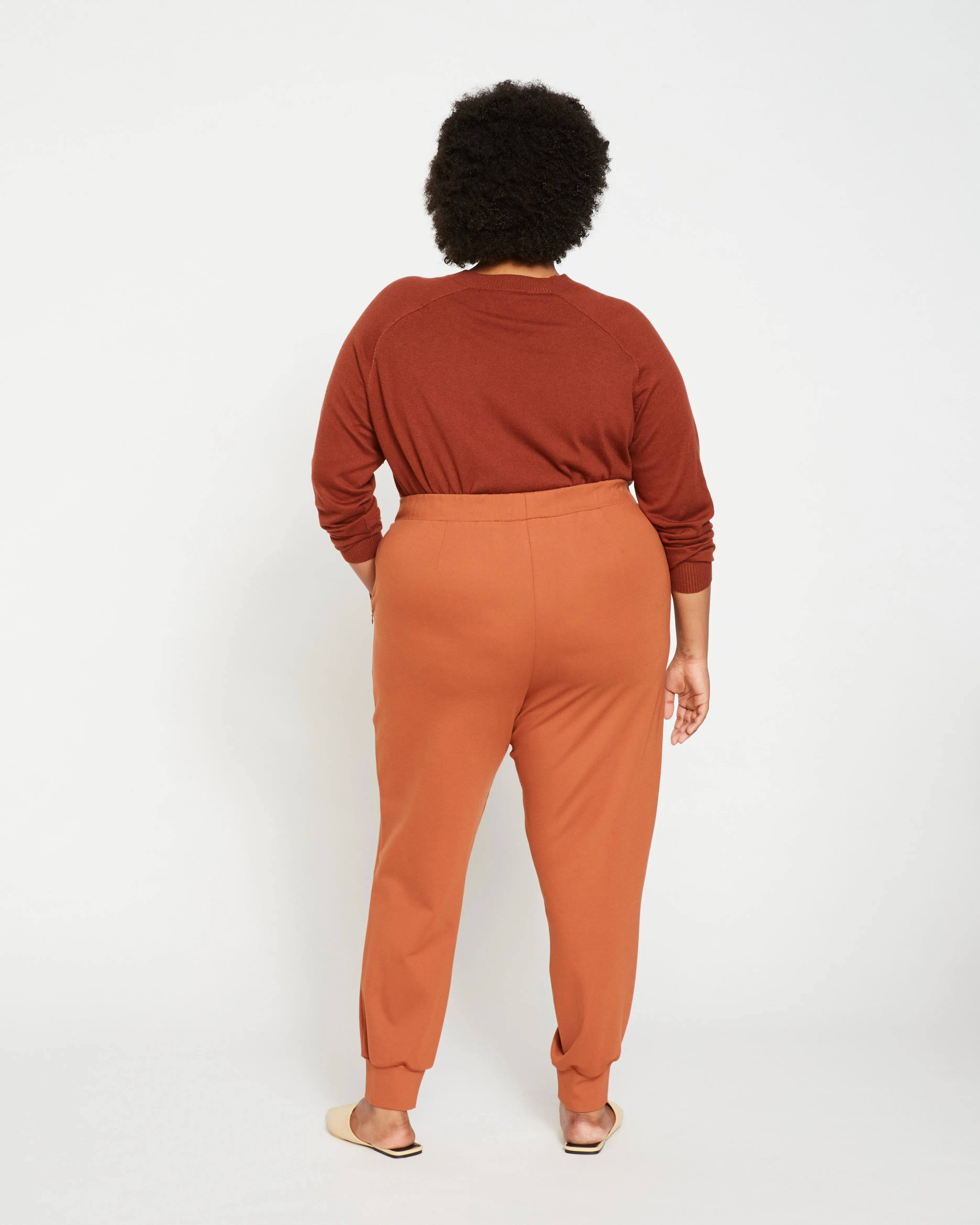 Luxe Laid-Back Ponte Joggers - Ginger sold by Universal Standard product image thumbnail 4