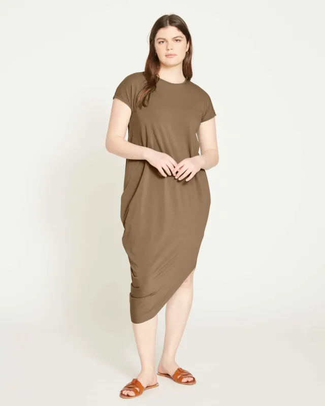 Iconic Geneva Dress - Crocodile sold by Universal Standard