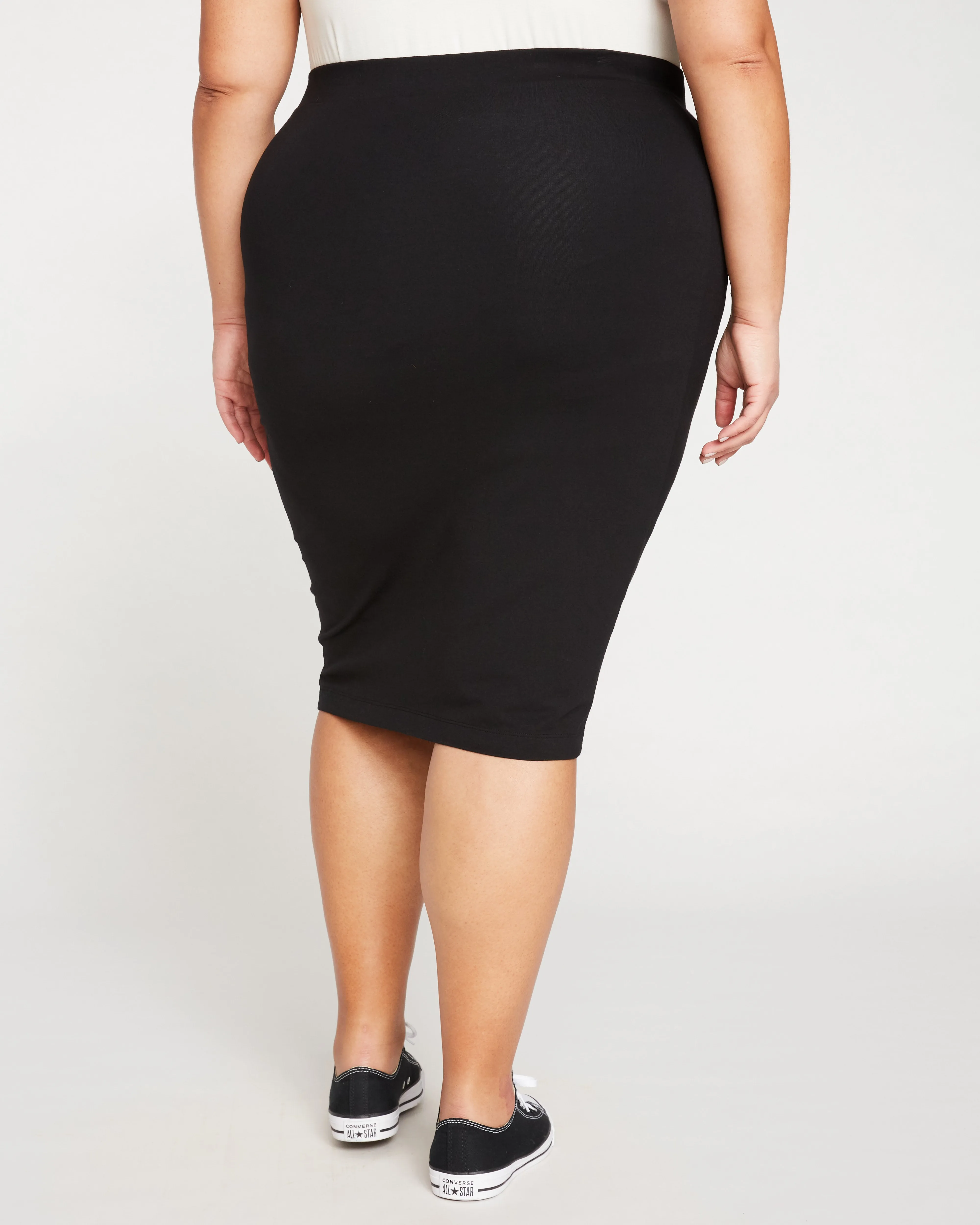 Danube Jersey Skirt - Black sold by Universal Standard product image thumbnail 5