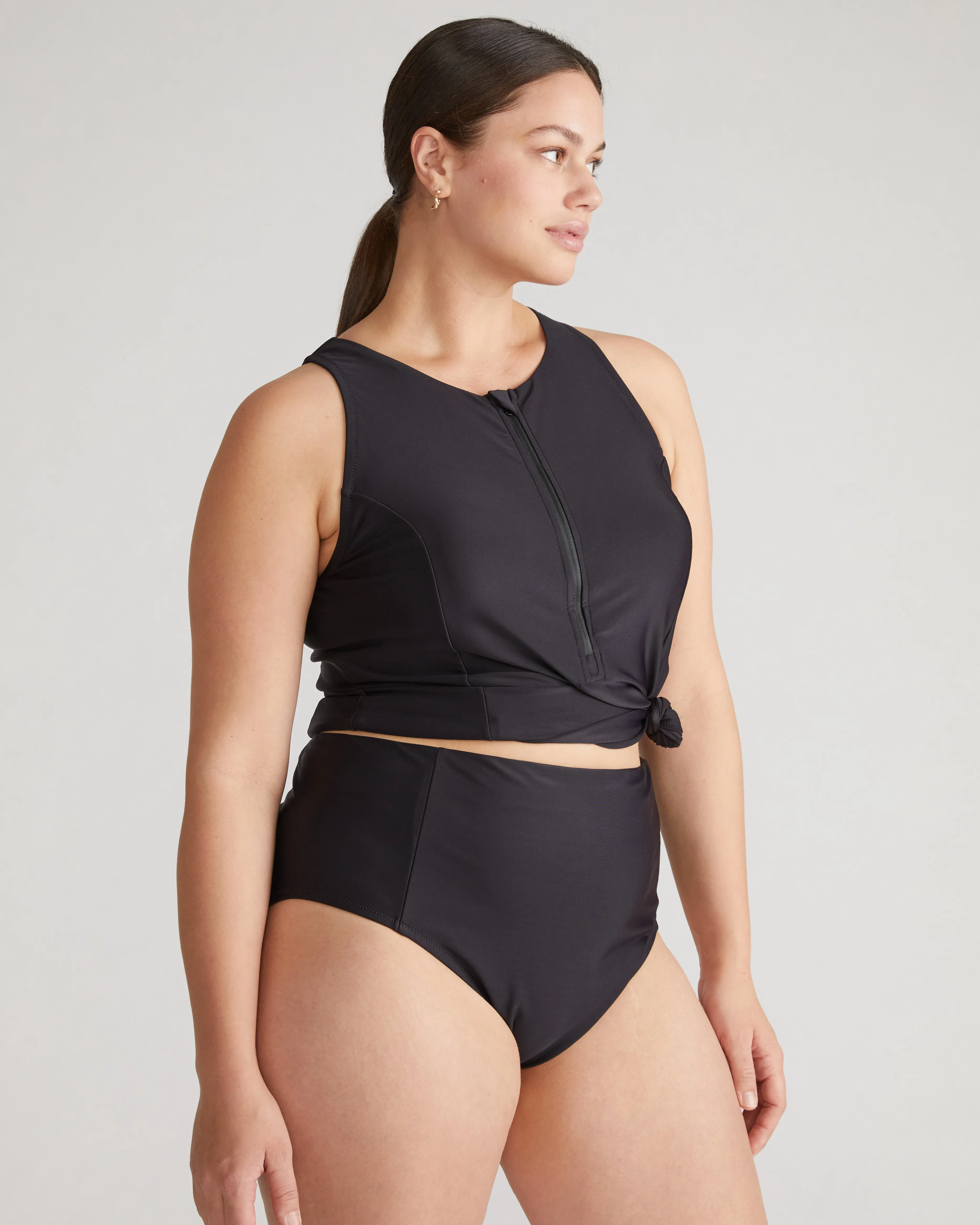 The Super High Bikini Bottom - Black sold by Universal Standard product image thumbnail 2