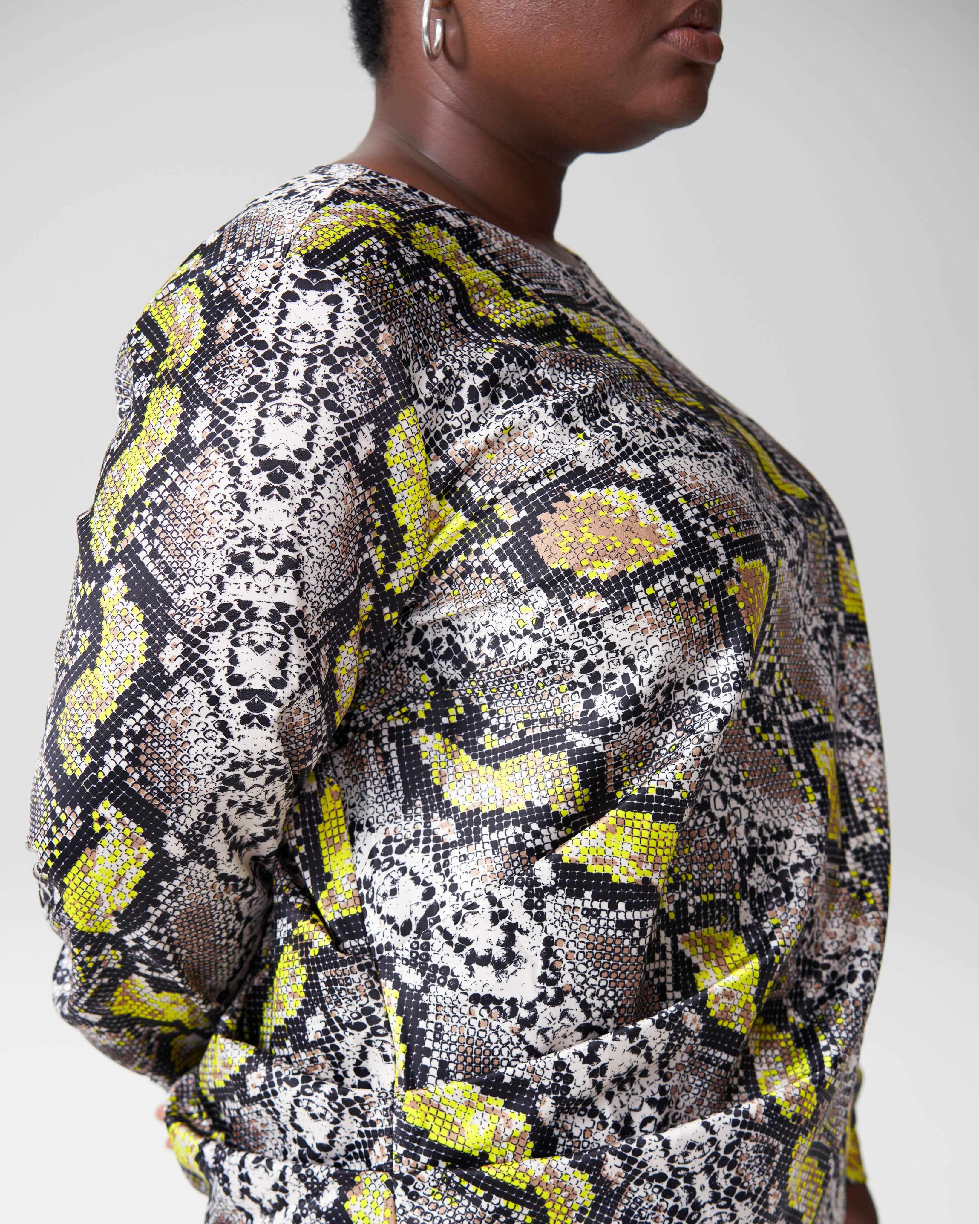 Michaela Pleated Top - Python sold by Universal Standard product image thumbnail 2