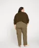 Karlee Stretch Cotton Twill Cargo Pants - Ivy sold by Universal Standard
