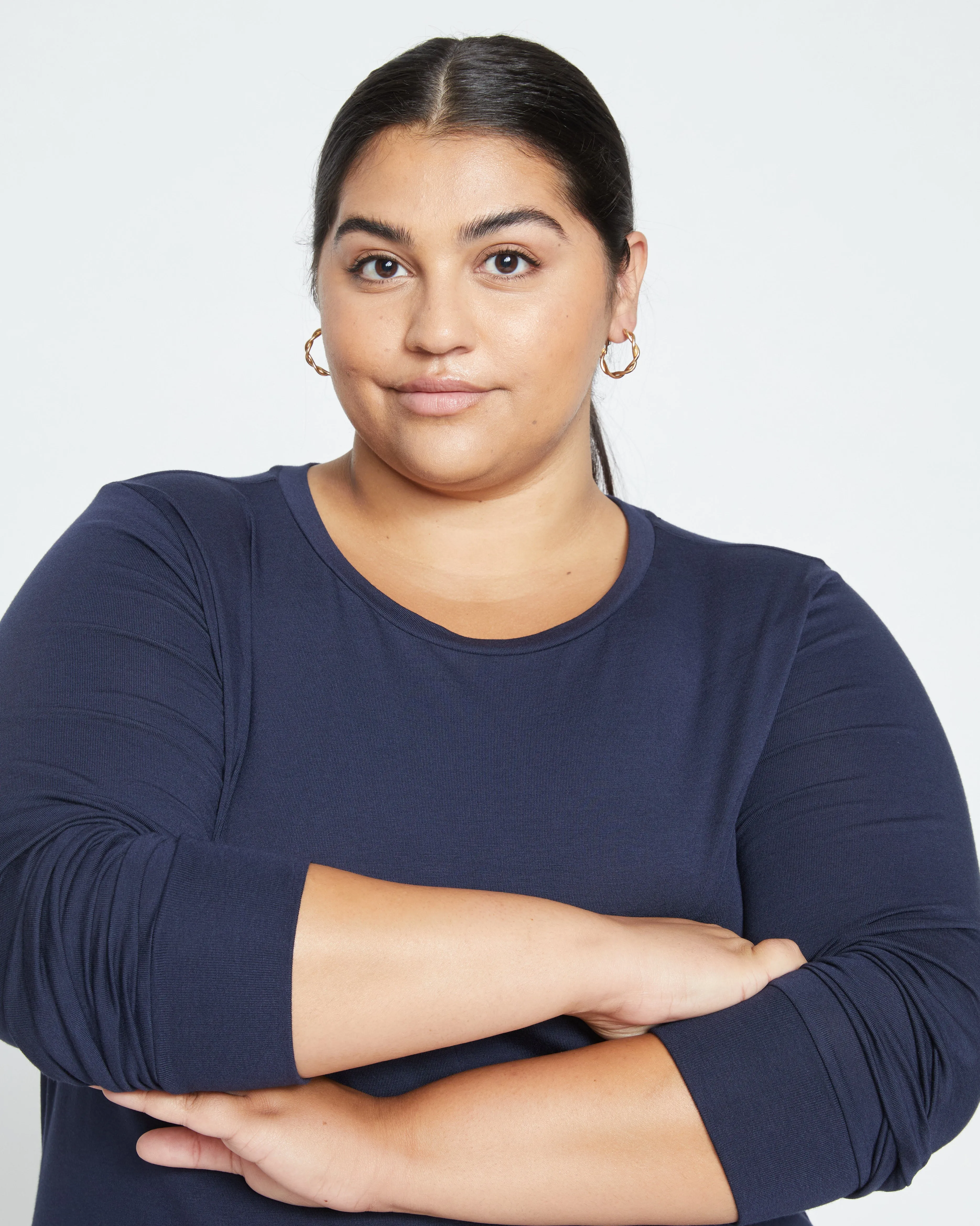 Long Sleeve Tee Rex - Midnight sold by Universal Standard product image thumbnail 2