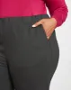 Stephanie Wide Leg Ponte Pants - Charcoal sold by Universal Standard